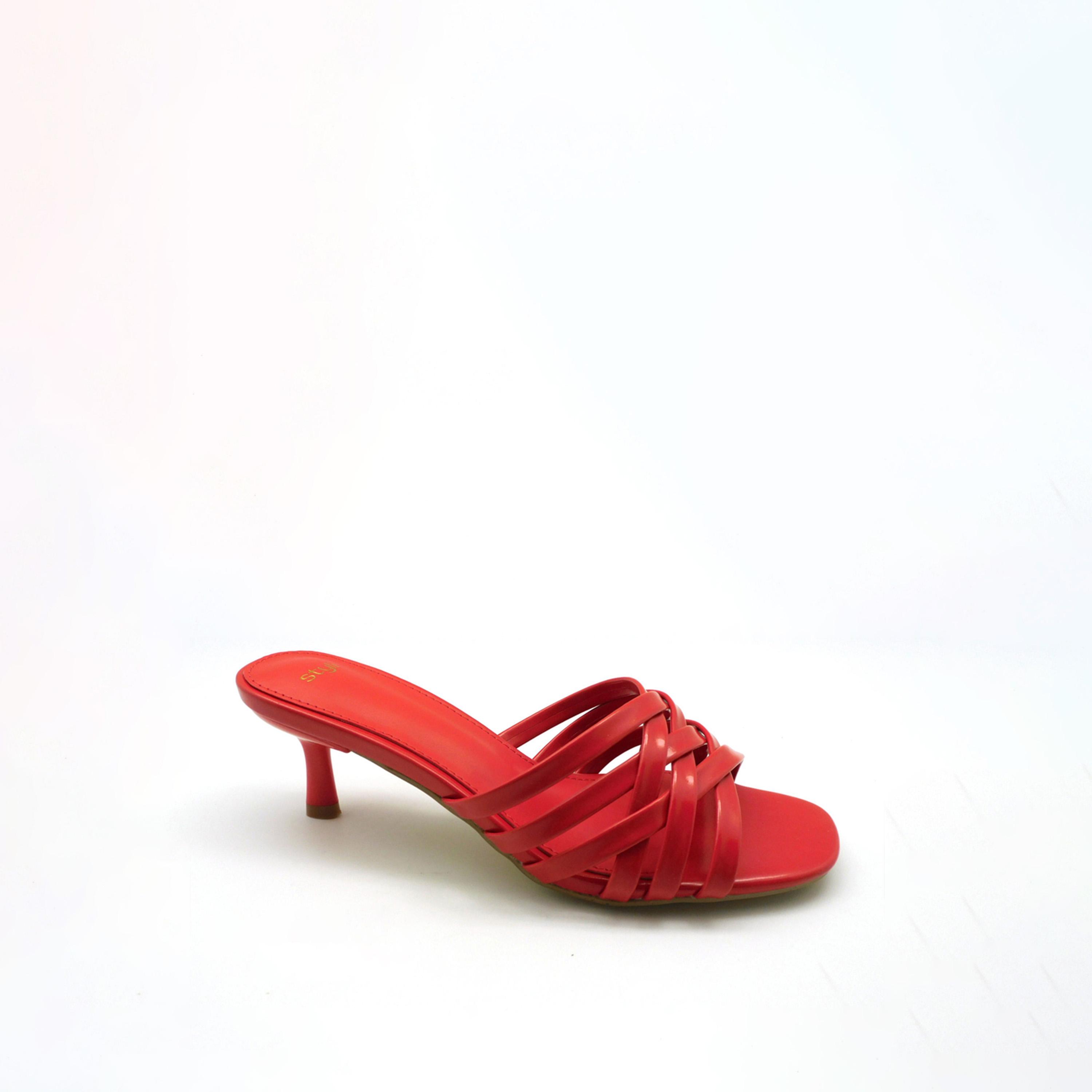 Styli Criss Cross Open Toe Stiletto Heel Sandals-women-shoes-heels-image-1