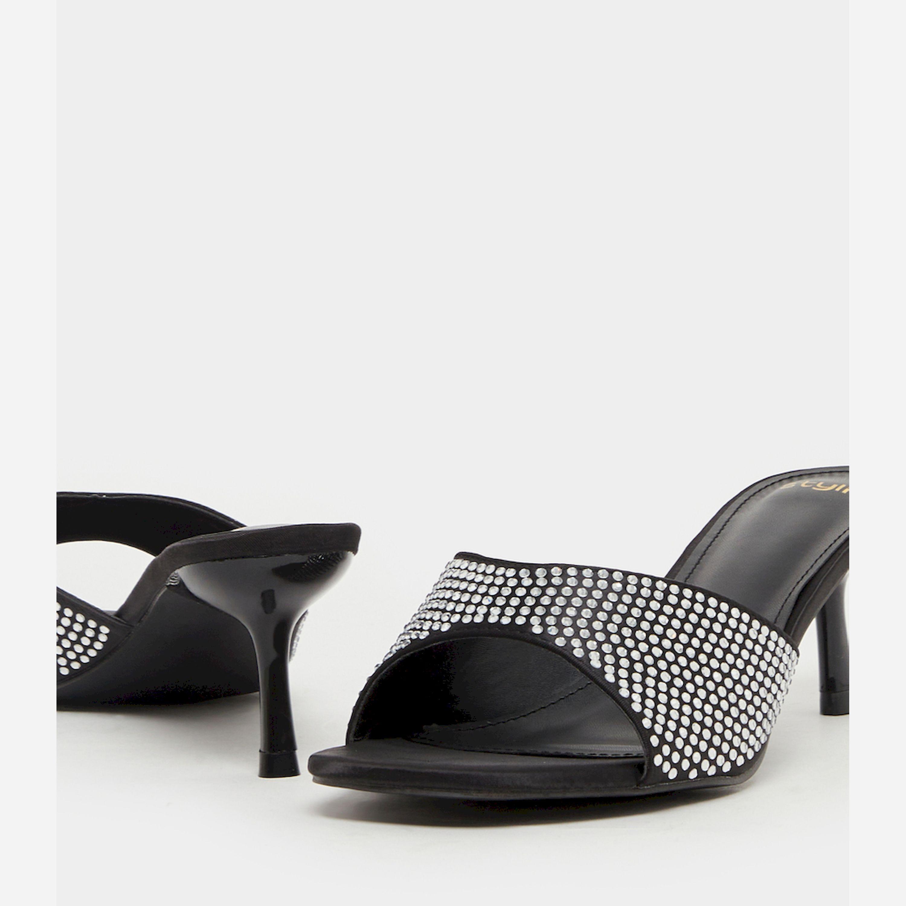 ستايلي - صندل مزين بمقدمة مفتوحة وكعب صغير-women-shoes-sandals-heeled-image-3
