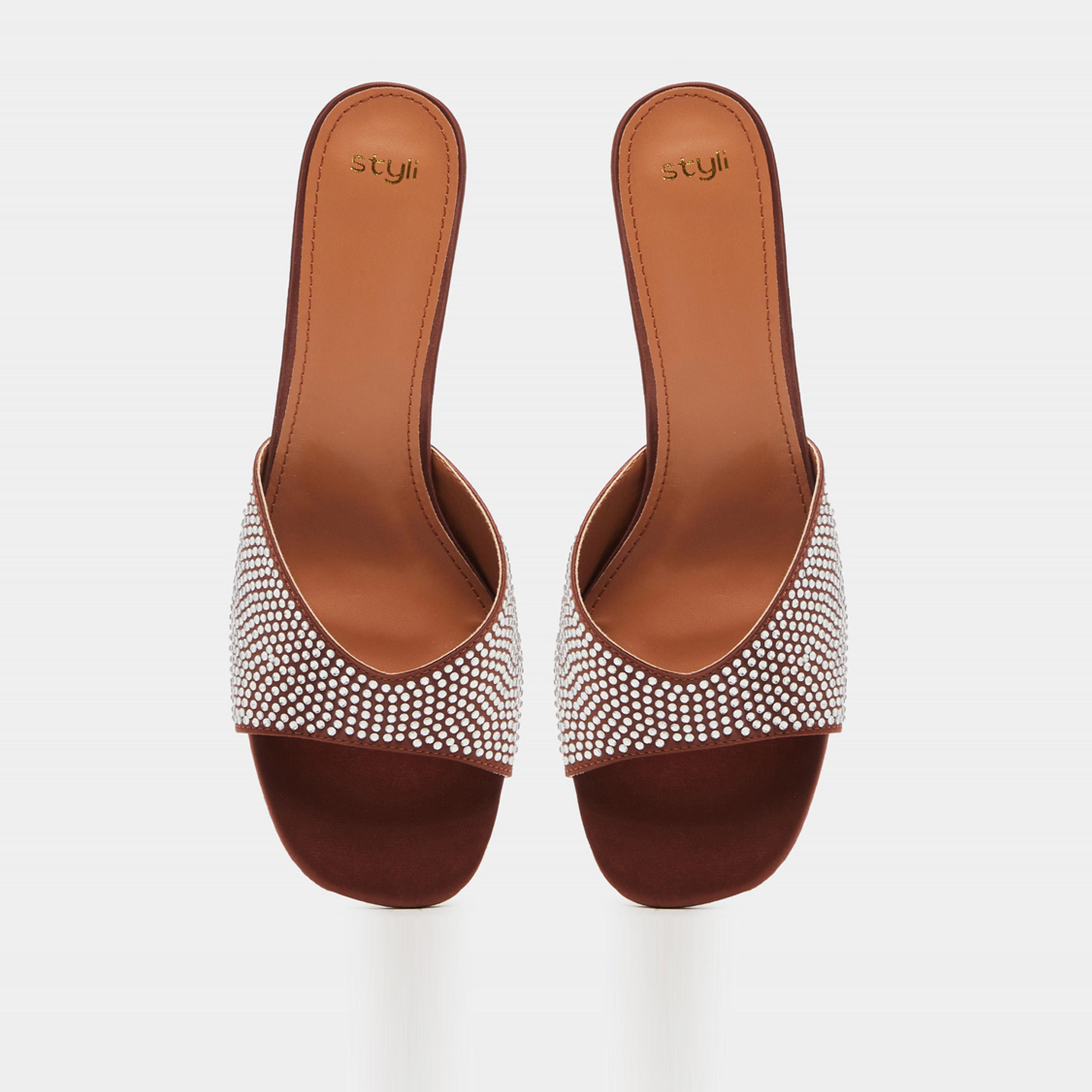 ستايلي - صندل مزين بمقدمة مفتوحة وكعب صغير-women-shoes-sandals-heeled-image-5