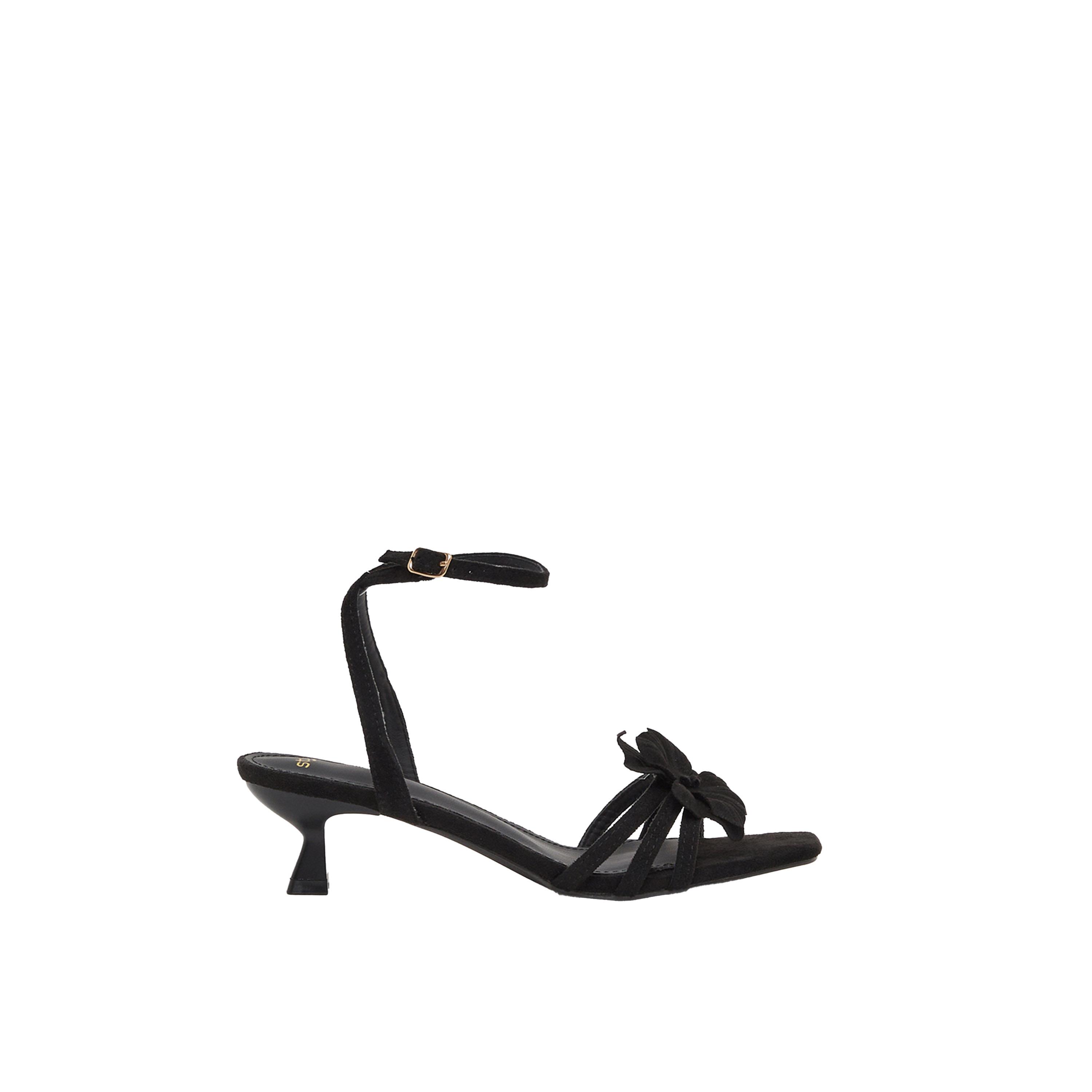 ستايلي - صندل بحزام كاحل ومقدمة مفتوحة وكعب صغير-women-shoes-heels-image-1
