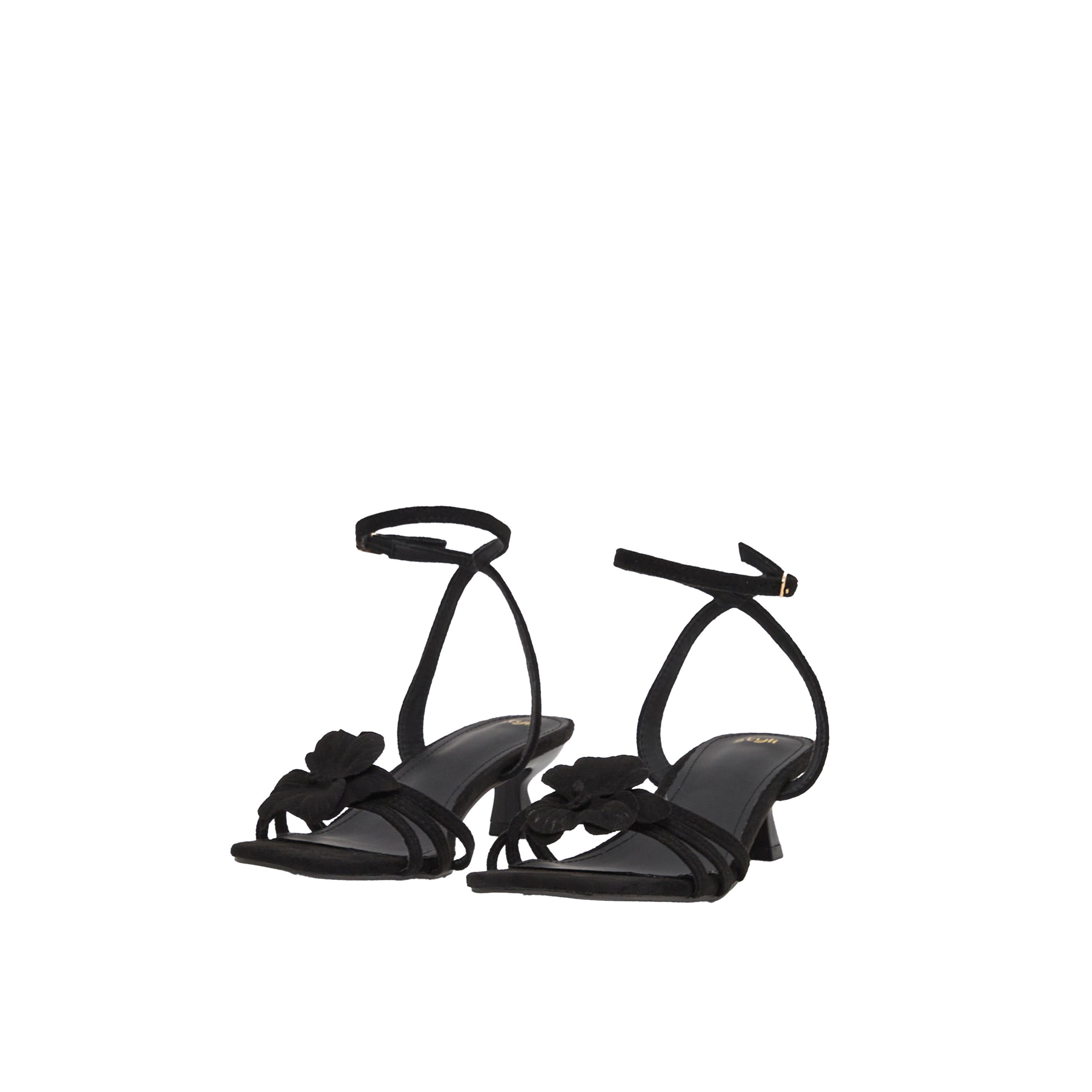Styli Ankle Strap Open Toe Kitten Heel Sandals-women-shoes-heels-image-2