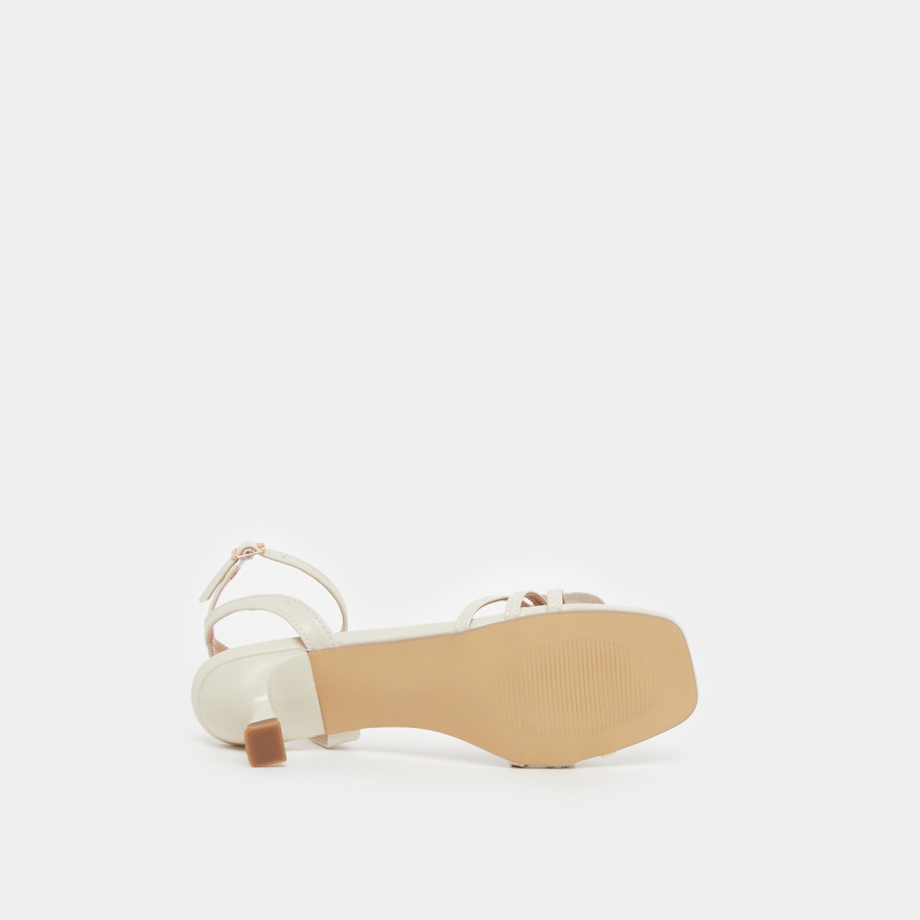 ستايلي - صندل كعب صغير بحزام الكاحل ومقدمة مفتوحة-women-shoes-heels-image-6