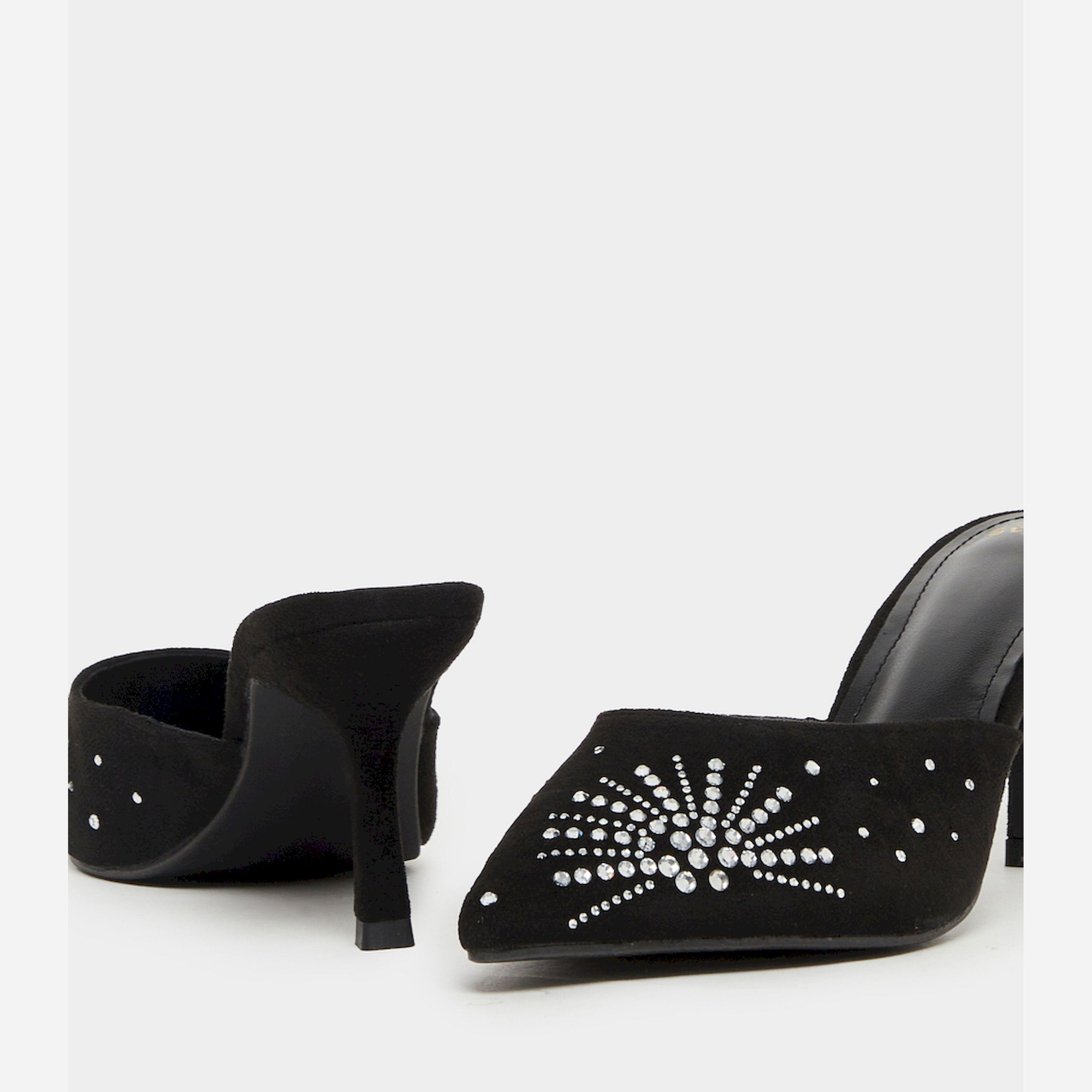 Styli Embellished Pointed Toe Stiletto Heel Pumps-women-shoes-heels-image-3