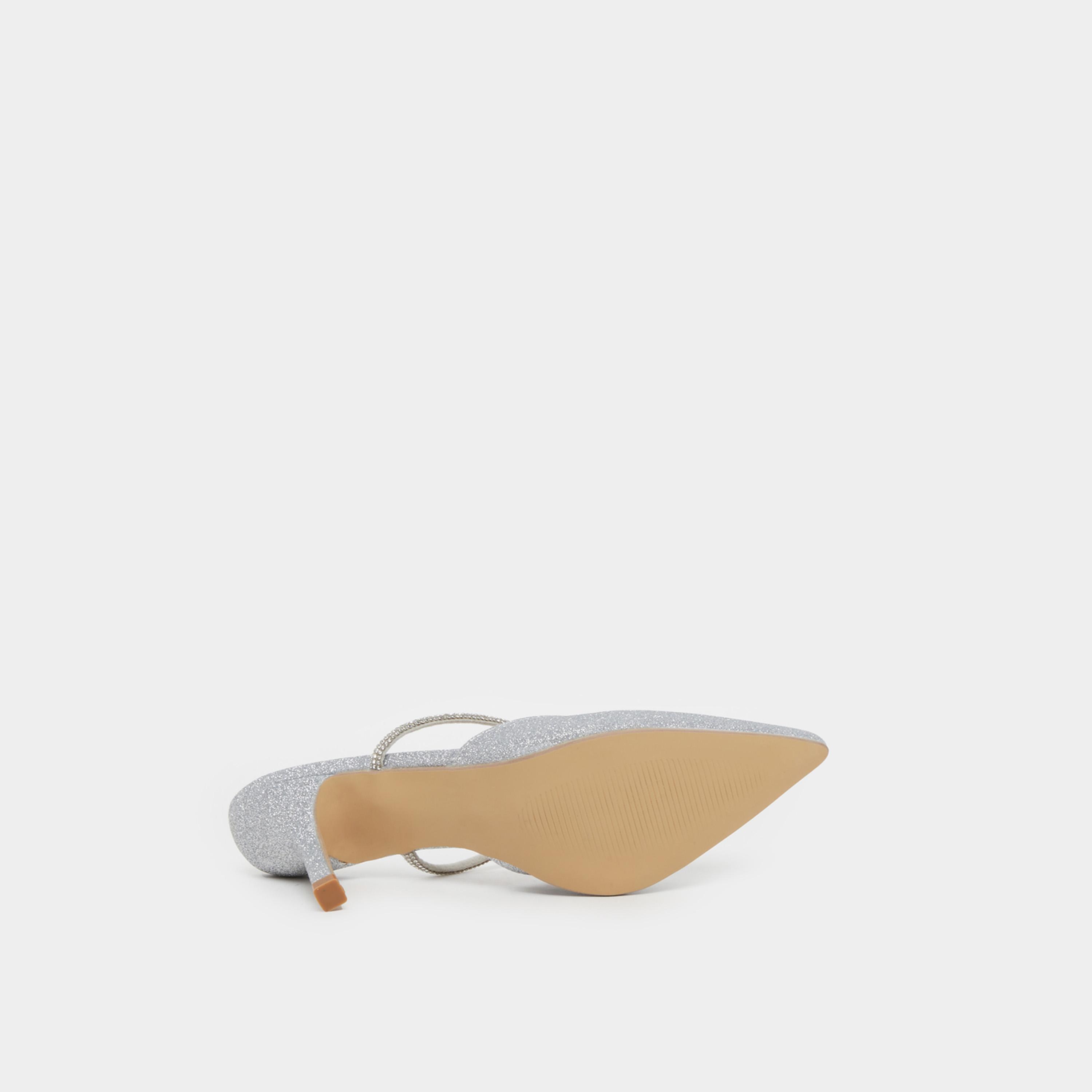 Styli Textured Pointed Toe Stiletto Heel Pumps-women-shoes-heels-image-6