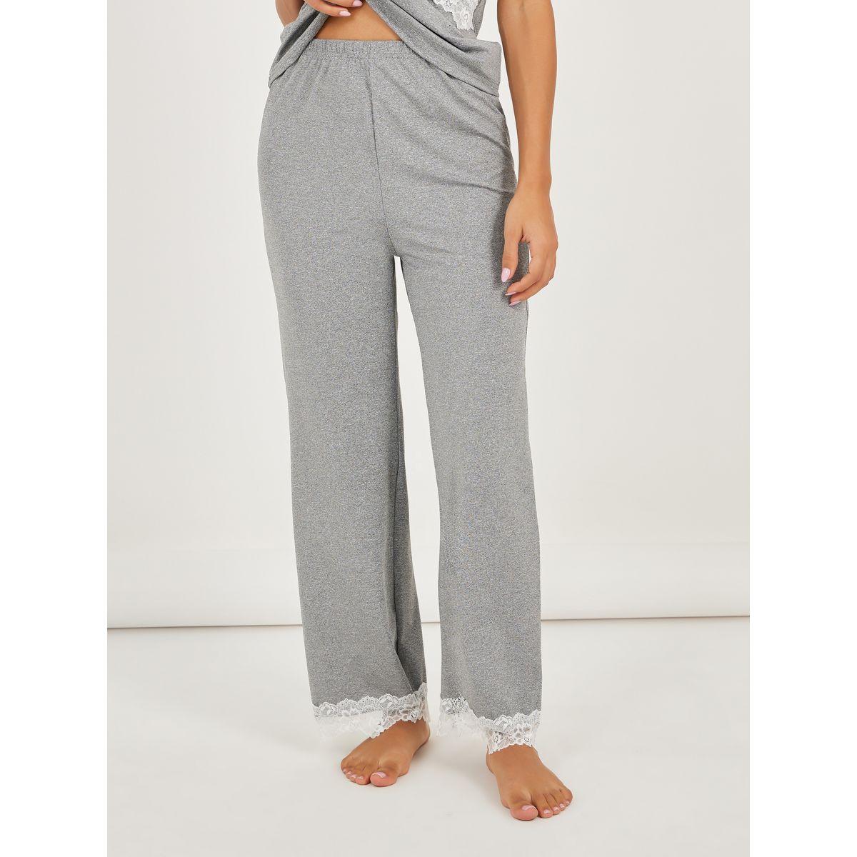 Styli Pack of 3 - Lace Trim Cami- Pyjama and Robe-women-clothing-nightwear-pyjamas-longsets-image-6