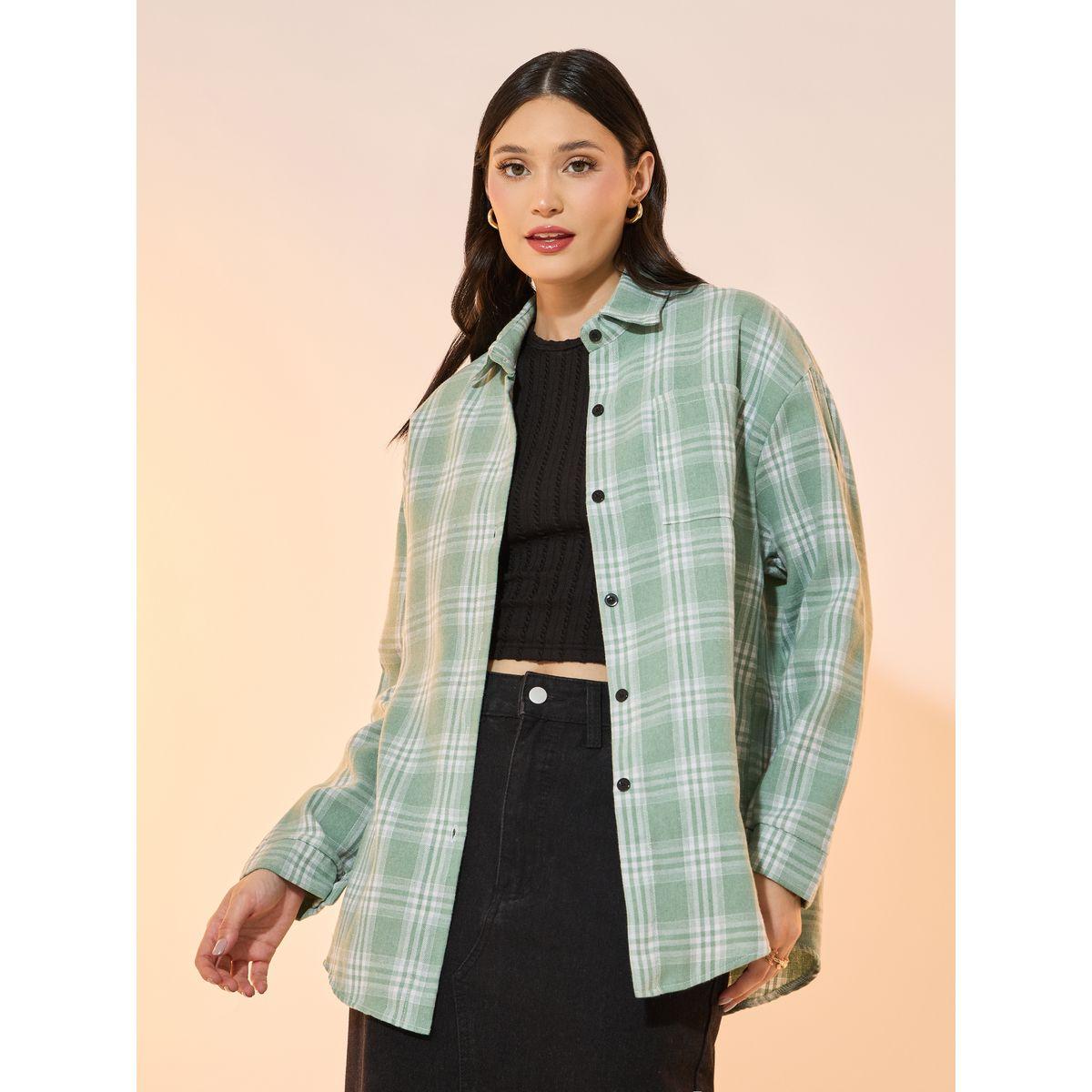 Take Two Checked Long Sleeve Oversized Shirt-women-clothing-shirtsandblouses-shirts-image-3