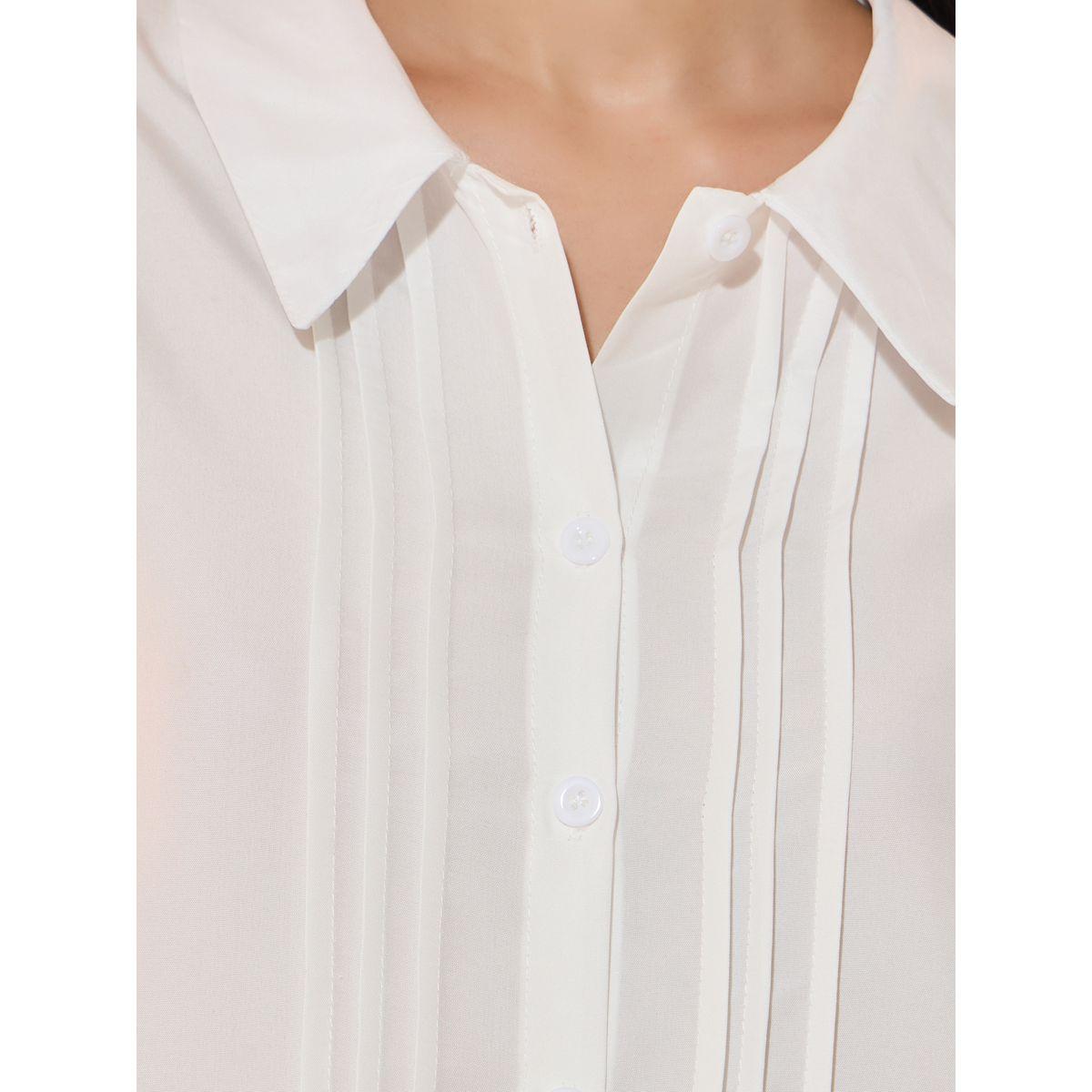 بلوزة سادة بتفاصيل محزوزة وأكمام طويلة-women-clothing-shirtsandblouses-shirts-image-4
