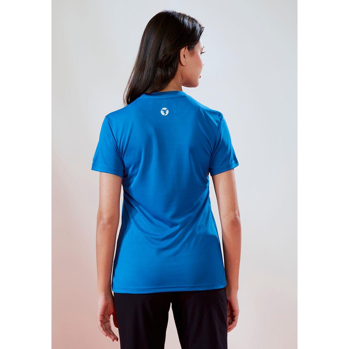 Technosport X Styli  Color Block Crew Neck Short Sleeve Top-sports-women-clothing-tshirtsandvests-image-5