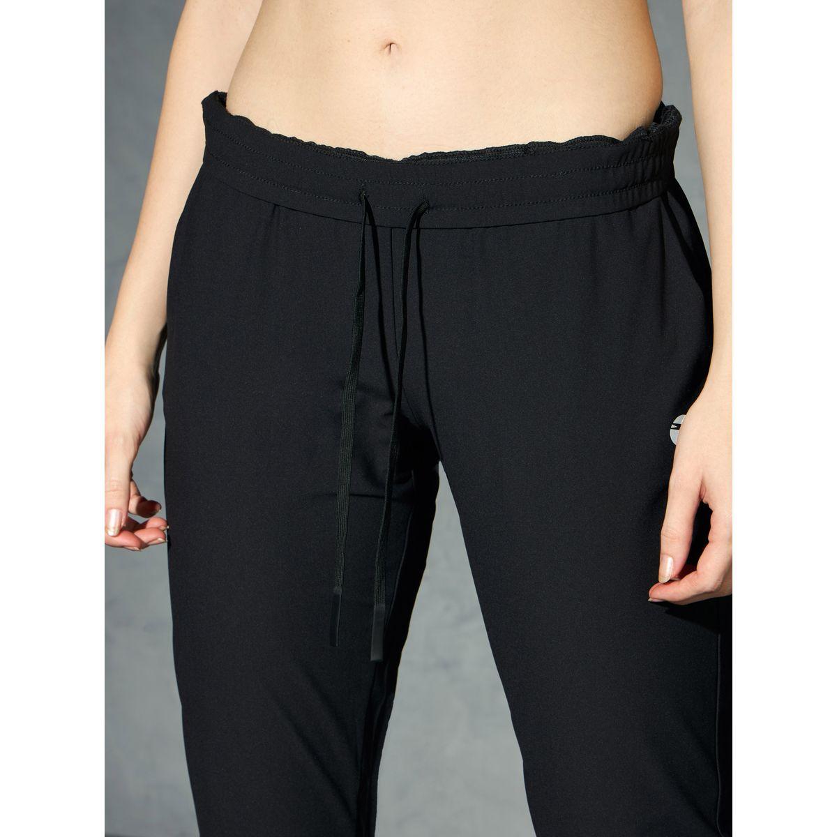 Technosport X Styli  Logo Print 4-Way Stretch Joggers with Pockets-women-clothing-sportswearandactivewear-bottoms-image-1