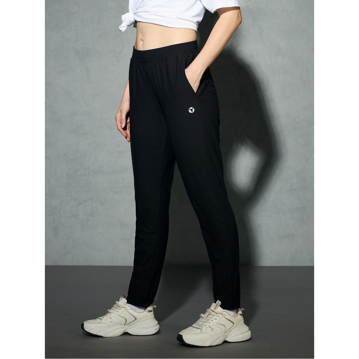 Technosport X Styli  Logo Print 4-Way Stretch Joggers with Pockets-women-clothing-sportswearandactivewear-bottoms-image-3
