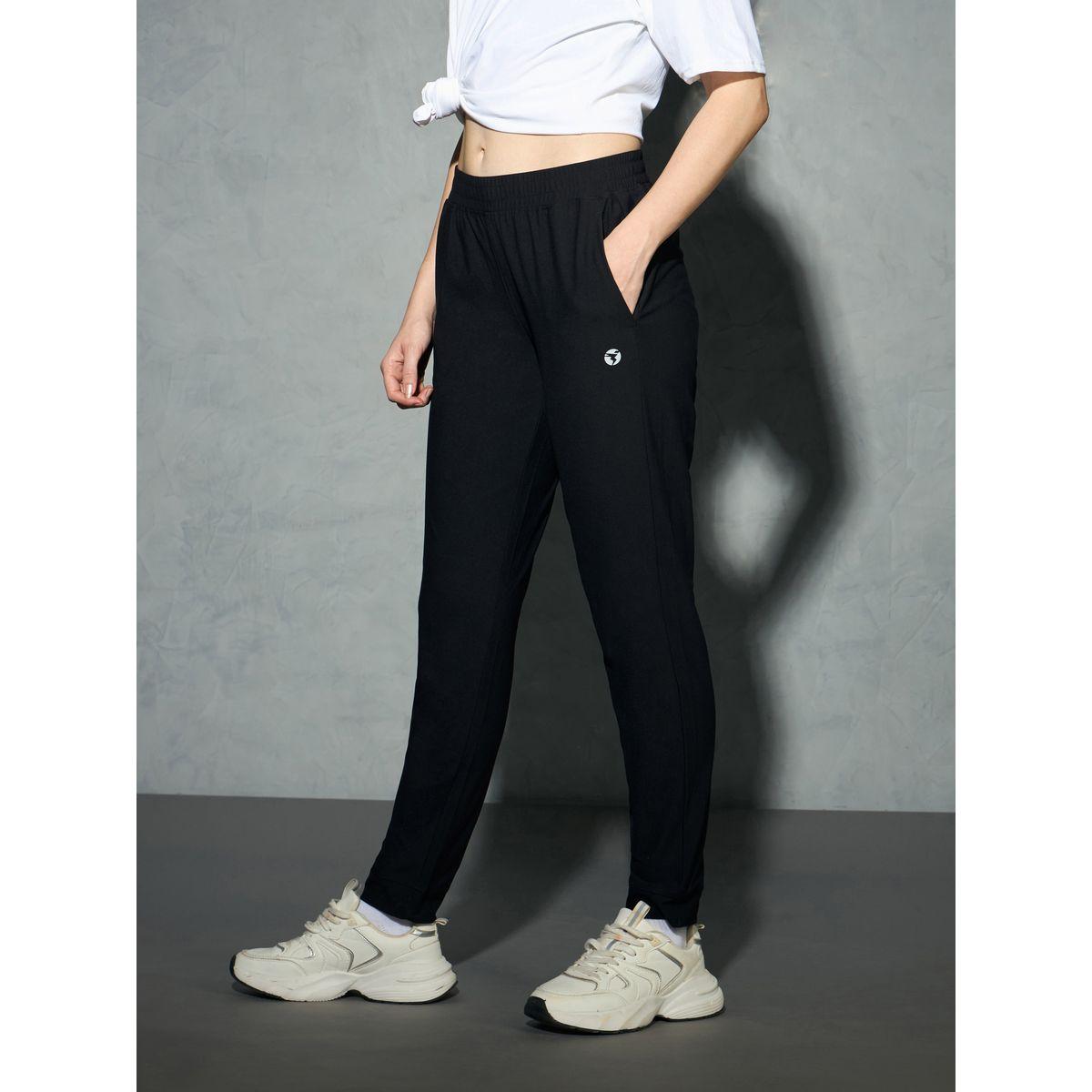 Technosport X Styli  Logo Print 4-Way Stretch Joggers with Pockets-women-clothing-sportswearandactivewear-bottoms-image-4