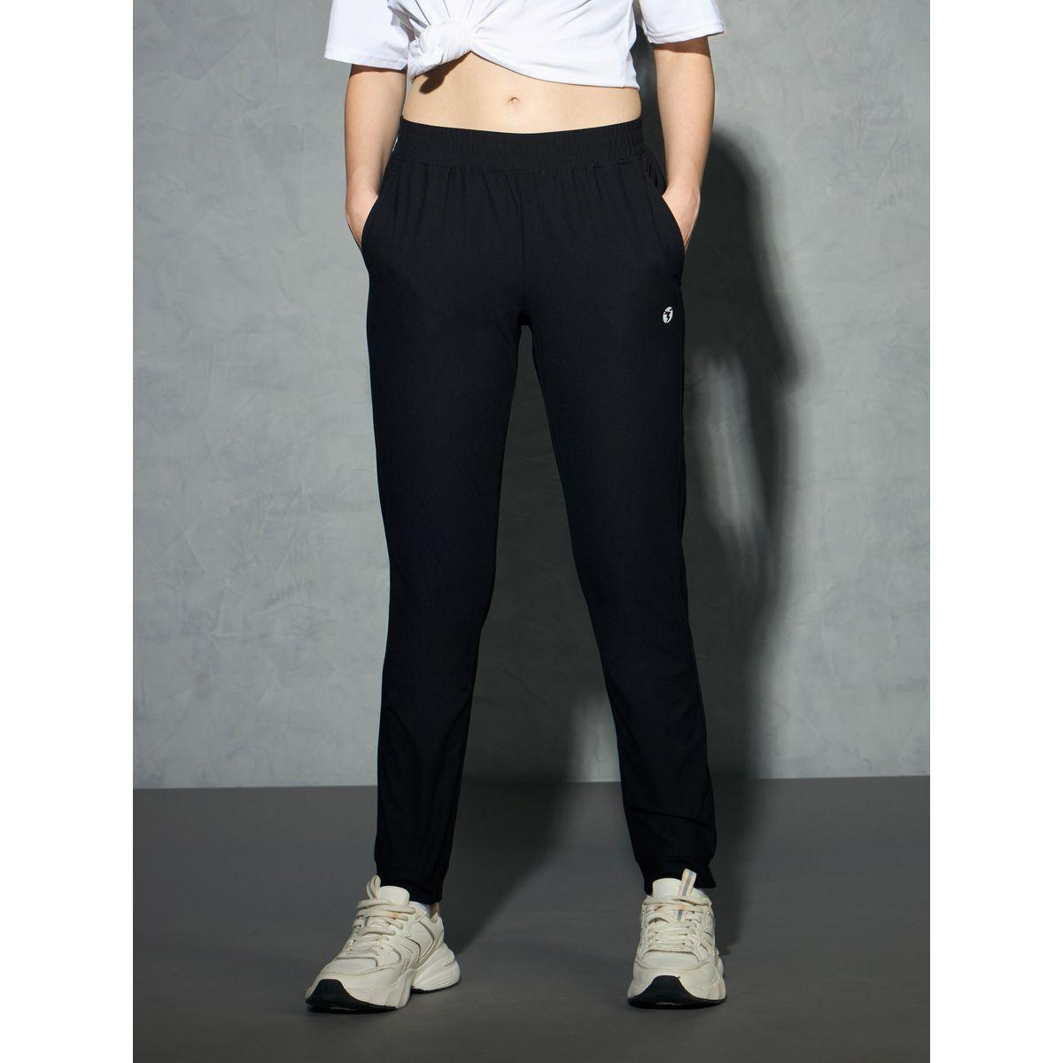 Technosport X Styli  Logo Print 4-Way Stretch Joggers with Pockets-women-clothing-sportswearandactivewear-bottoms-image-5