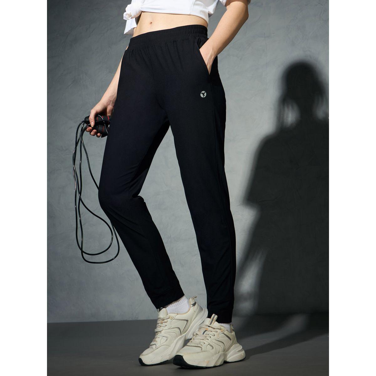 Technosport X Styli  Logo Print 4-Way Stretch Joggers with Pockets-women-clothing-sportswearandactivewear-bottoms-image-8