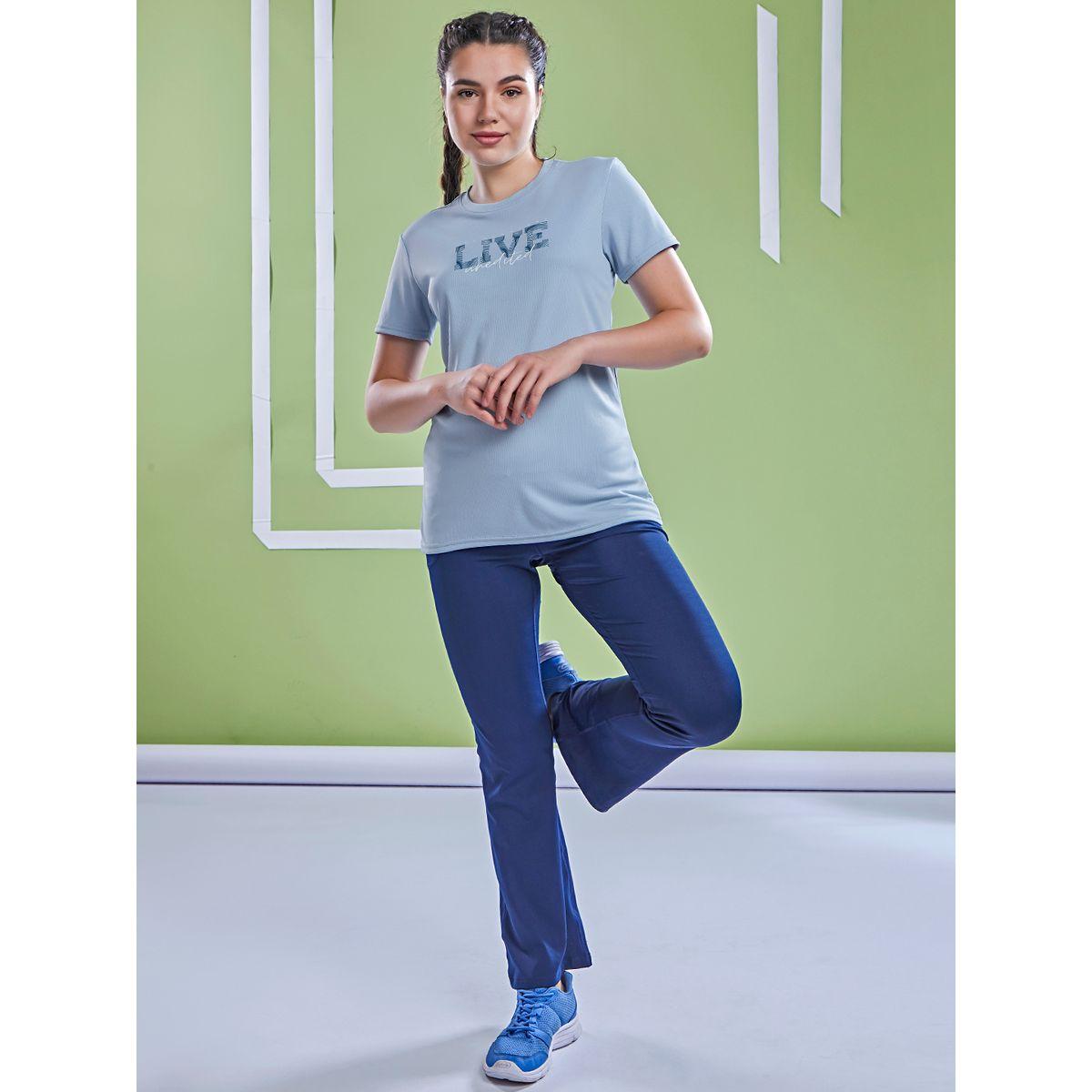 بلوزة بطبعة جرافيك وأكمام قصيرة تكنوسبورت × ستايلي-sports-women-clothing-tshirtsandvests-image-5