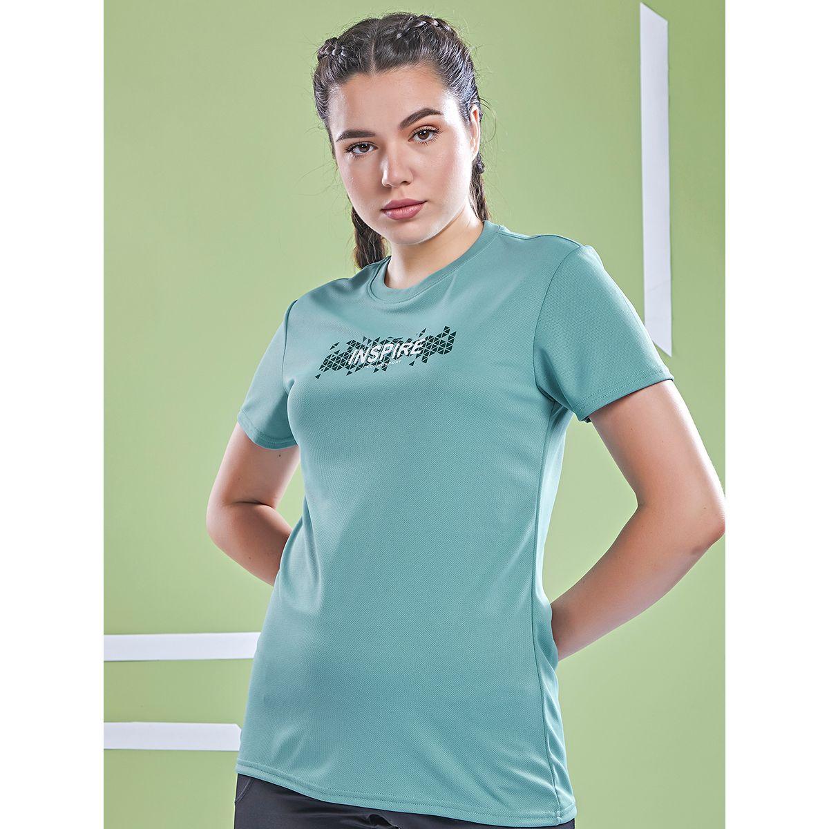 Technosport X Styli  Graphic Print Crew Neck Short Sleeve Top-sports-women-clothing-tshirtsandvests-image-2