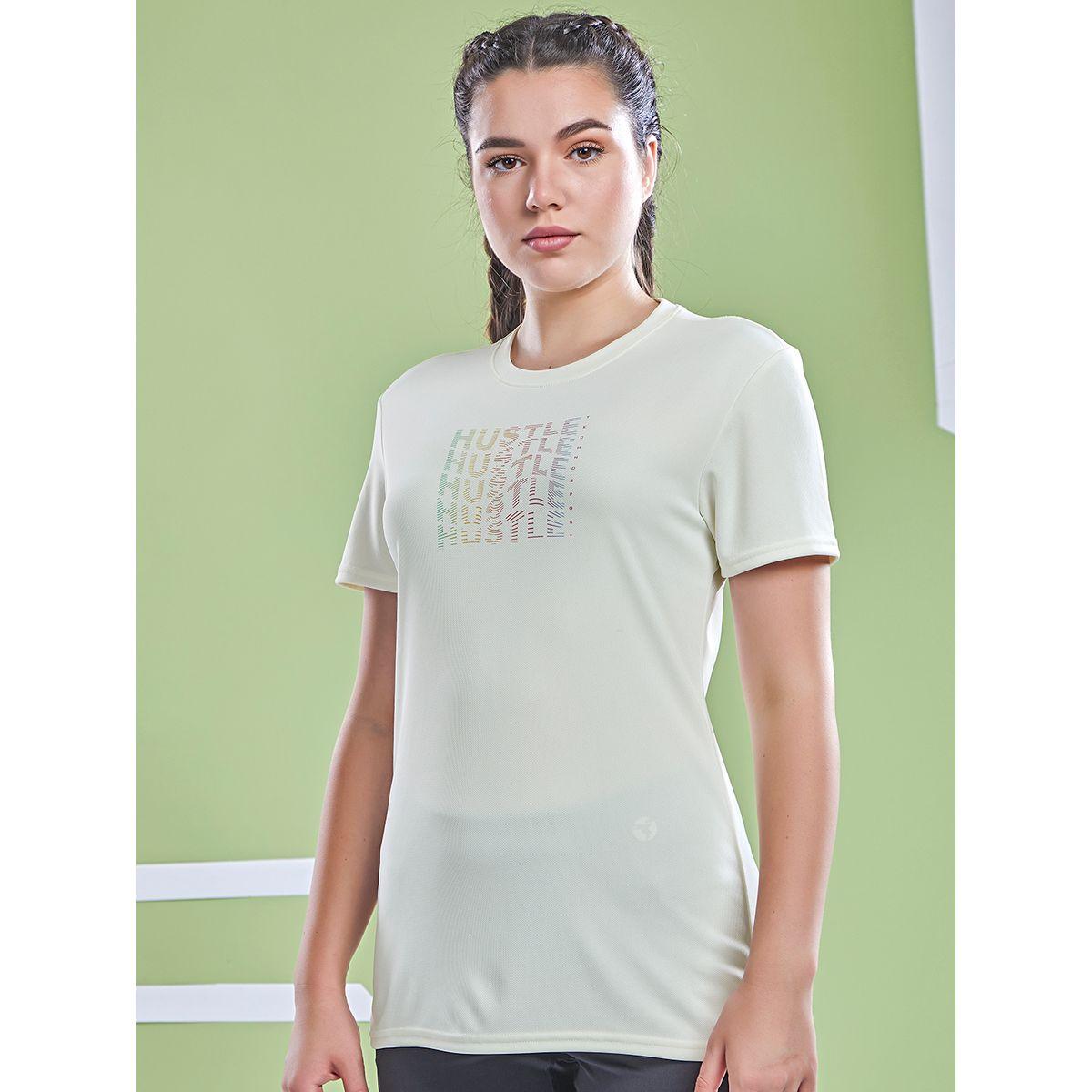بلوزة بطبعة جرافيك وأكمام قصيرة تكنوسبورت × ستايلي-women-clothing-sportswearandactivewear-tshirtsandvests-image-3