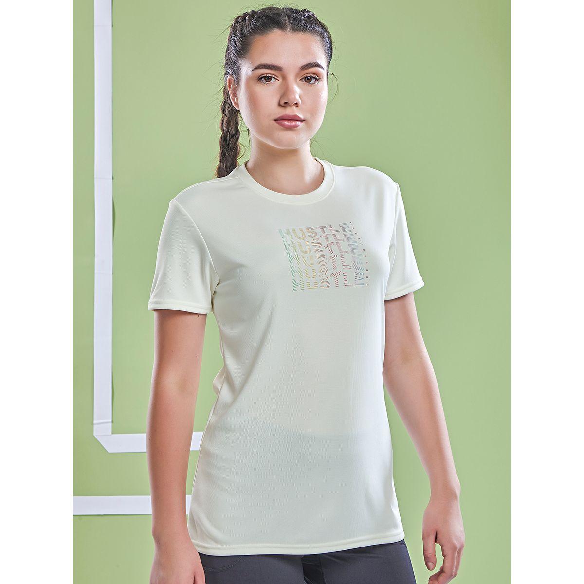 بلوزة بطبعة جرافيك وأكمام قصيرة تكنوسبورت × ستايلي-women-clothing-sportswearandactivewear-tshirtsandvests-image-4