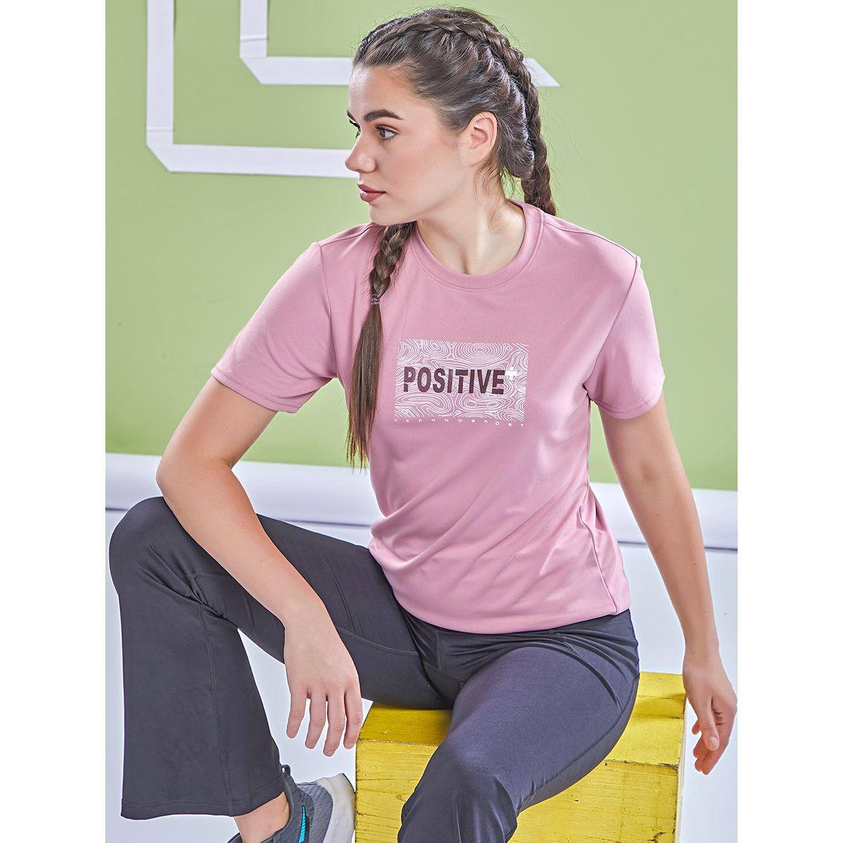Technosport X Styli  Graphic Print Crew Neck Short Sleeve Top-women-clothing-sportswearandactivewear-tshirtsandvests-image-6