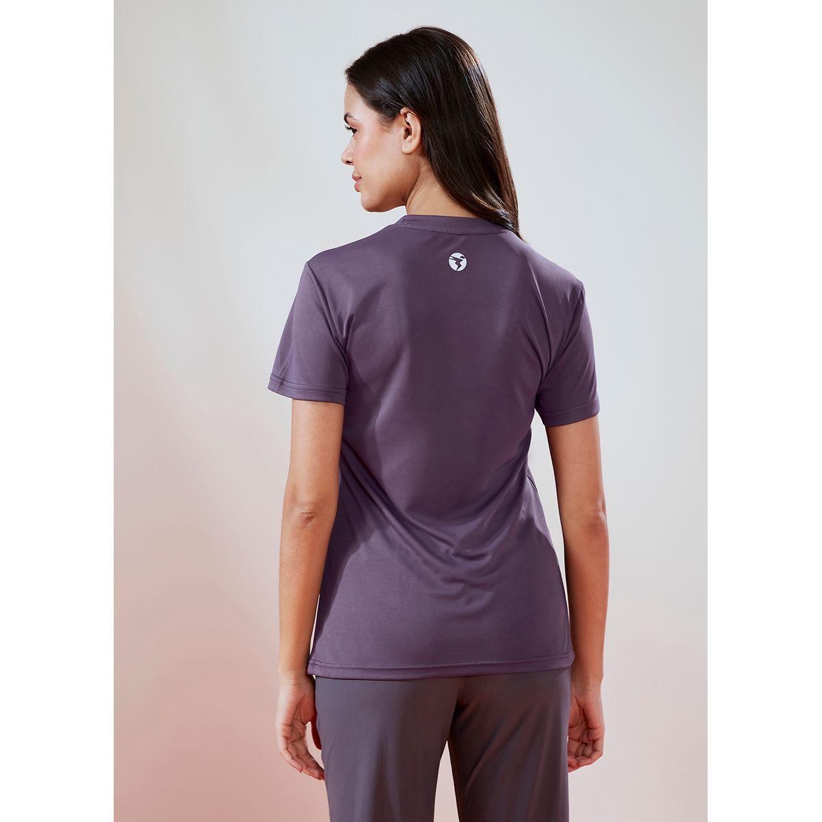 Technosport X Styli  Color Block Crew Neck Short Sleeve Top-sports-women-clothing-tshirtsandvests-image-5