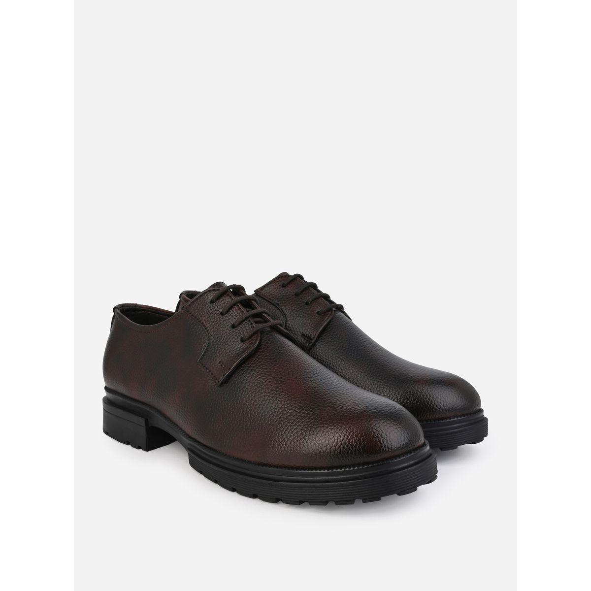 حذاء اكسفورد بجلد صناعي ورباط غلق-men-shoes-formalshoes-image-2