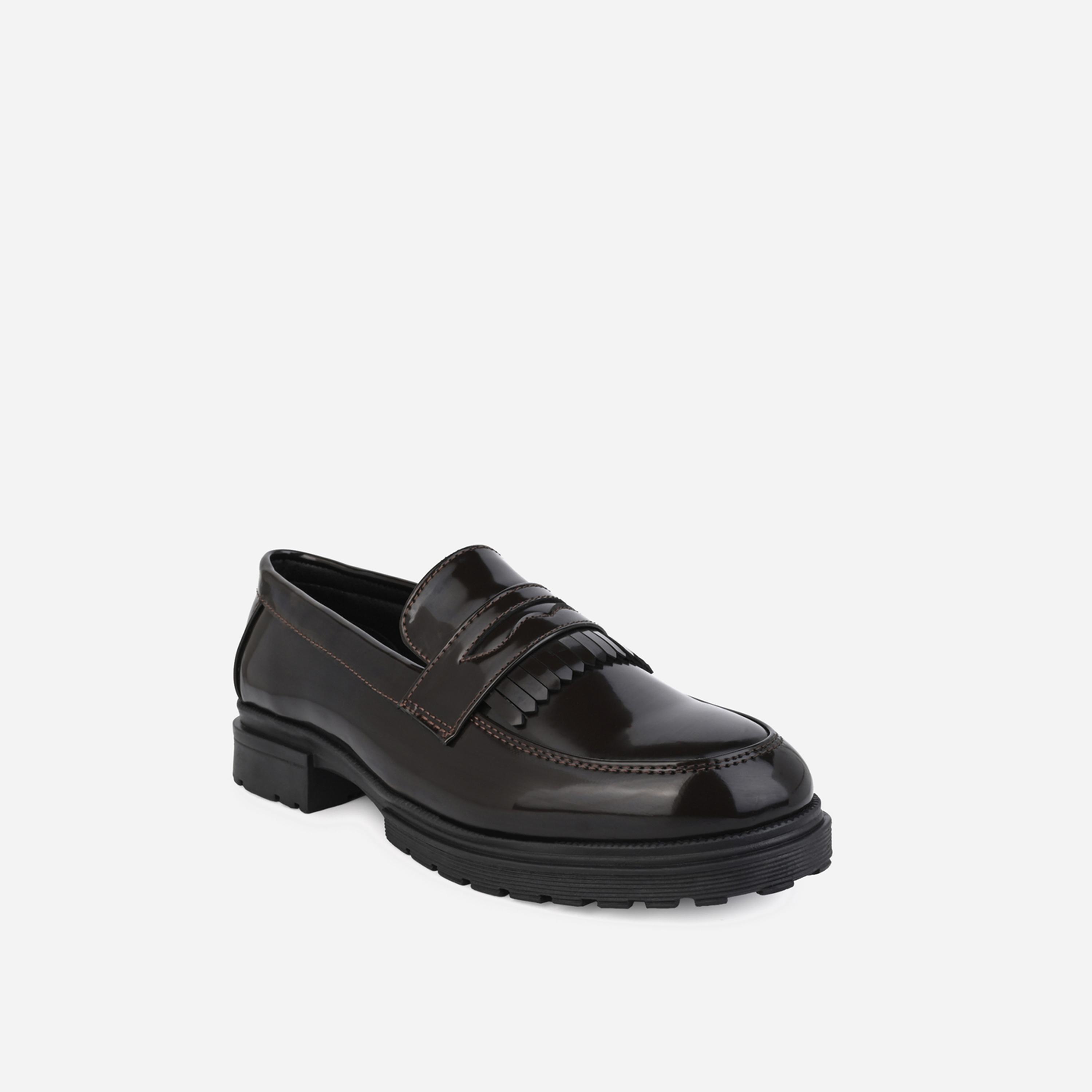 ستايلي - حذاء سهل الارتداء من الجلد الصناعي مزين بكشكش-men-shoes-formalshoes-image-4