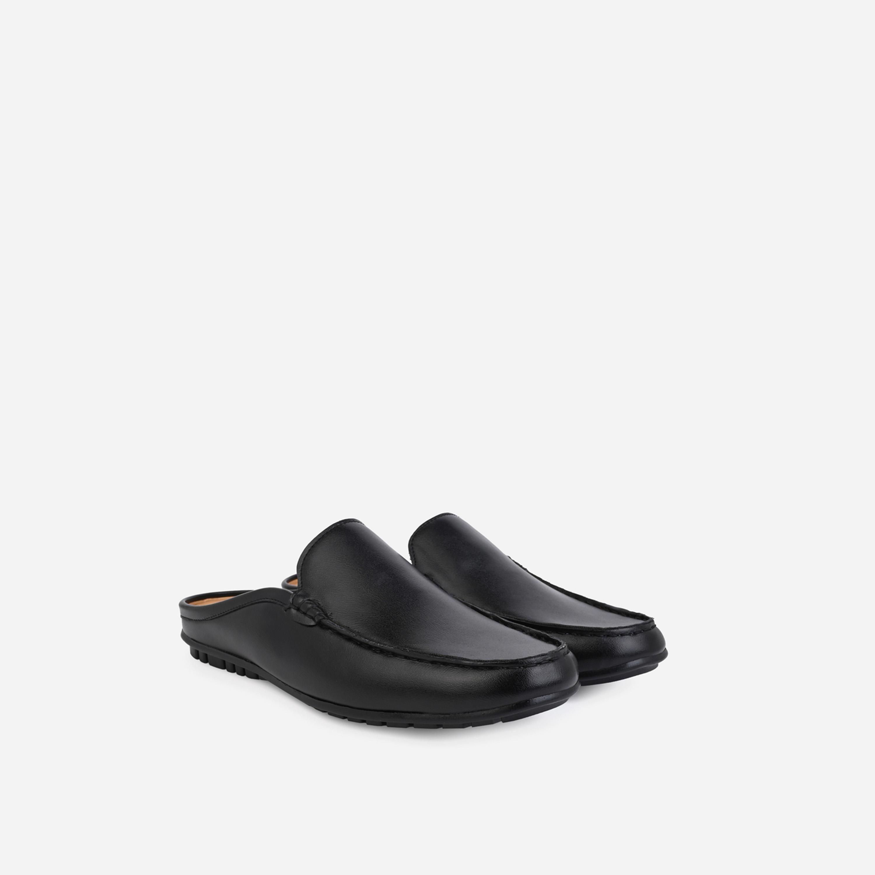 Styli Faux Leather Slip On Mules-men-shoes-loafersandmoccasins-image-1