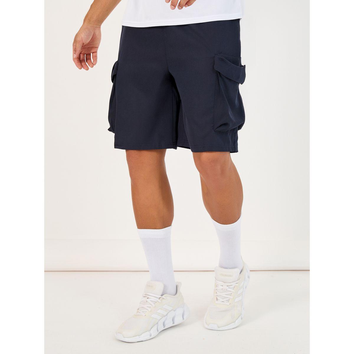 Styli 7inches Quick Dry Woven Cargo Shorts with Drawstring-men-clothing-sportswearandactivewear-bottoms-image-1