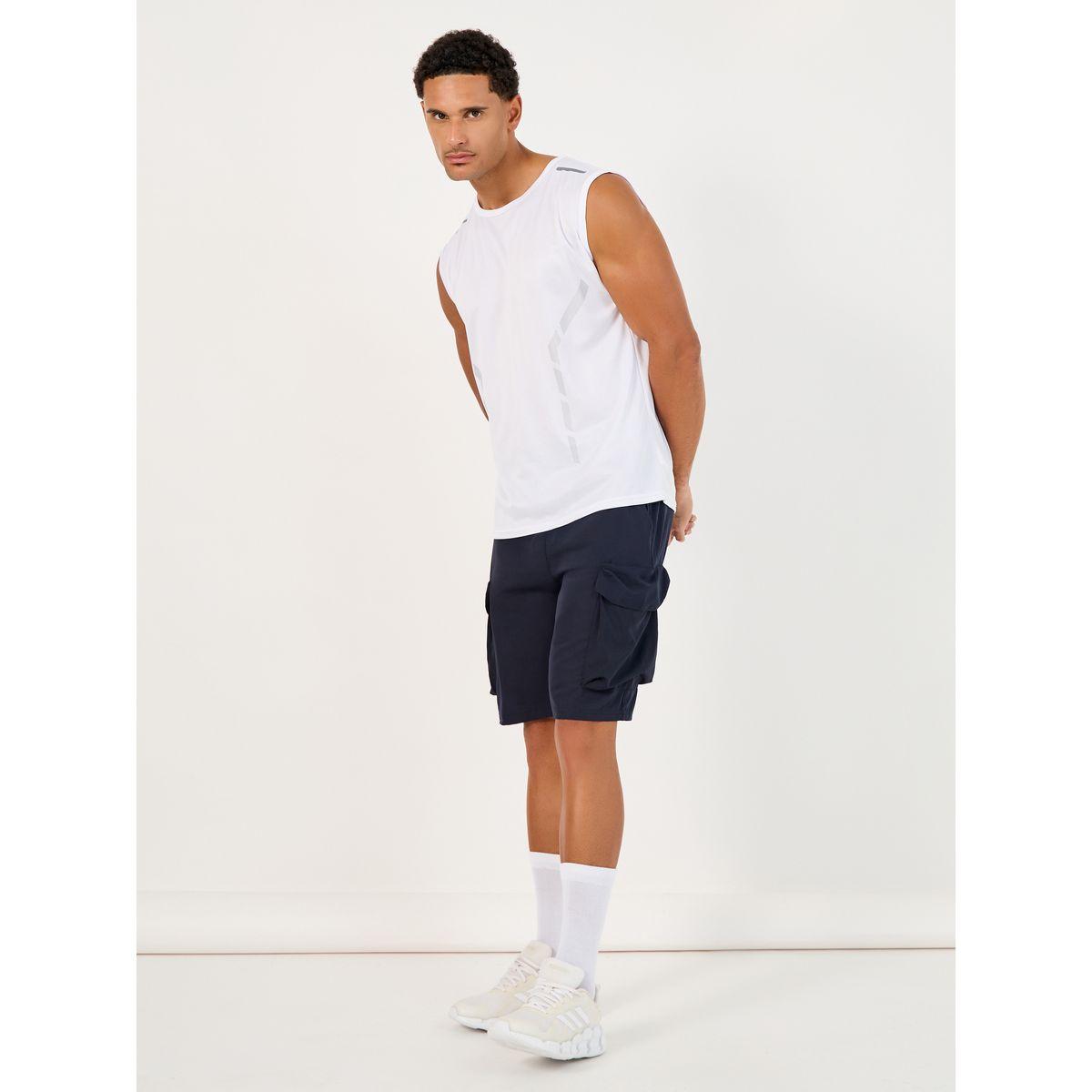 شورت كارجو بتقنية كويك دراي مع أربطة-men-clothing-sportswearandactivewear-bottoms-image-2