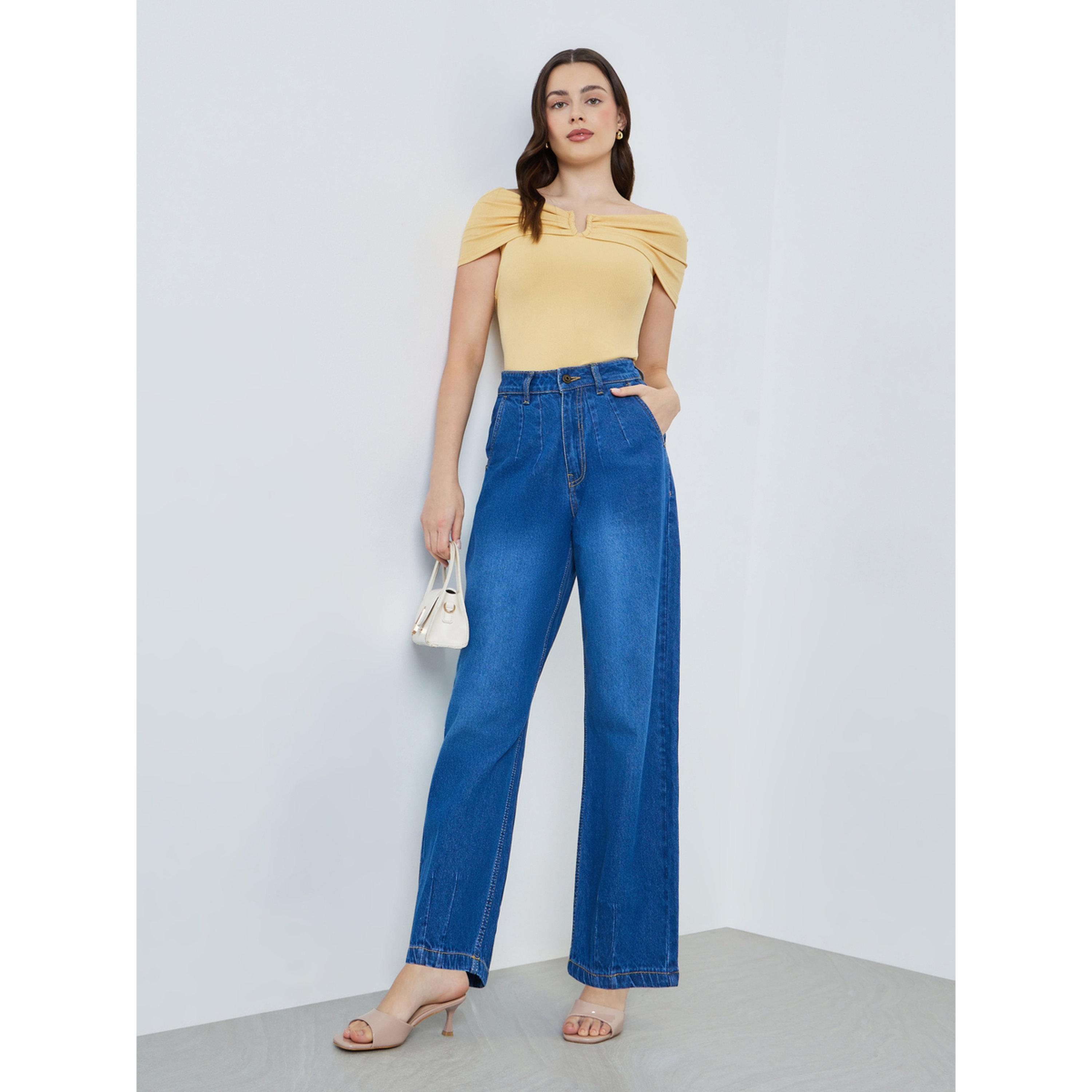 Styli Women Off Shoulder Rib Fitted Top-women-clothing-shirtsandblouses-blouses-image-2