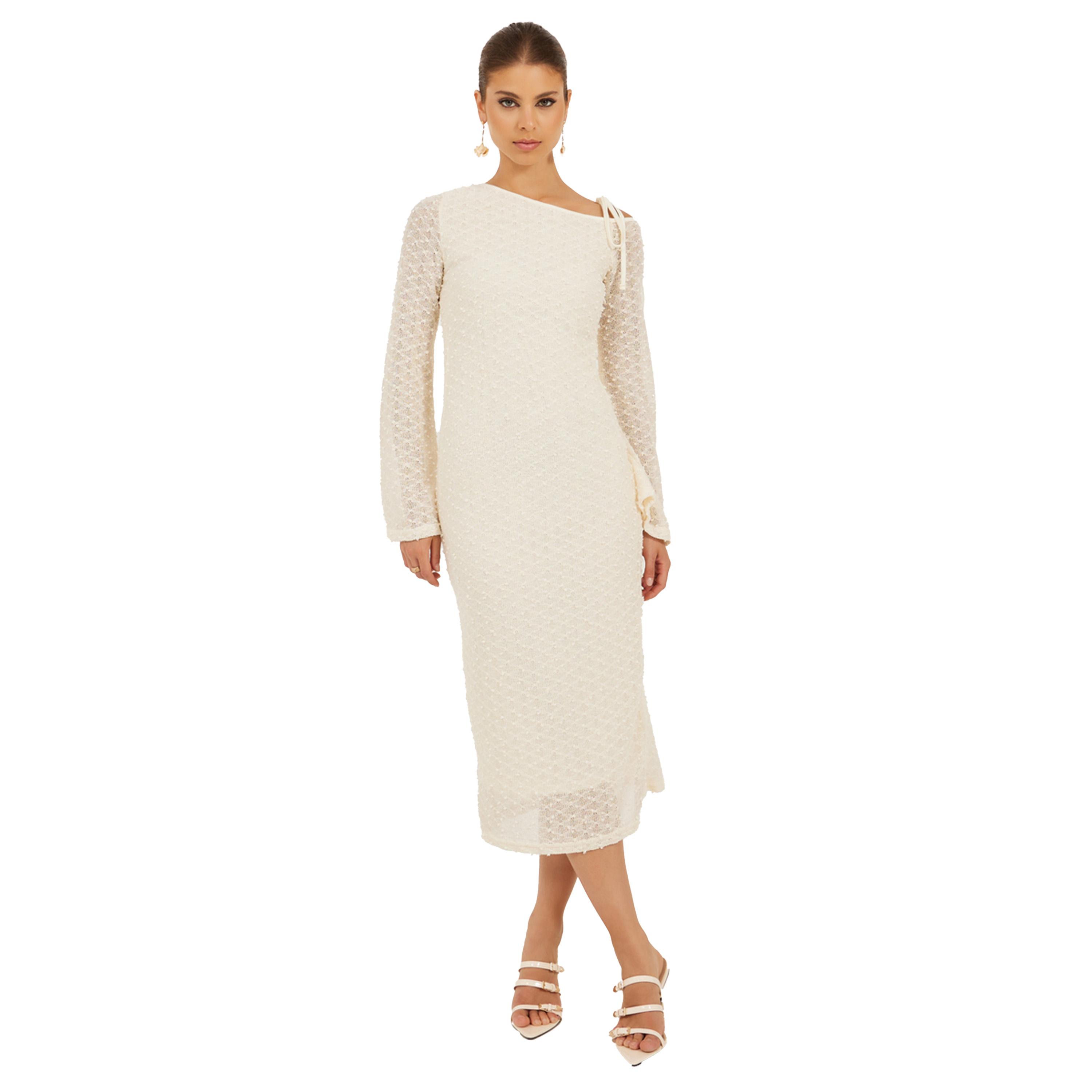 Styli Textured One Shoulder Bodycon Midi Dress-women-clothing-dresses-image-2