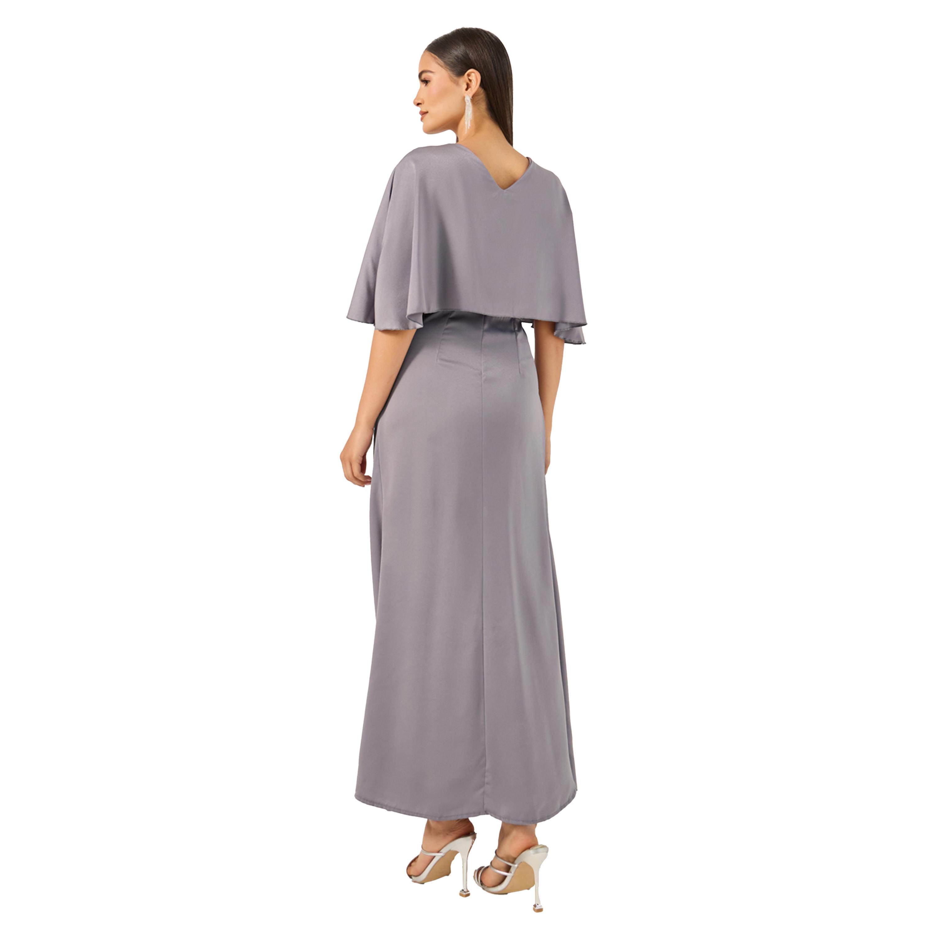 Styli Corsage Detail Flared Sleeves A-Line Maxi Dress-women-clothing-dresses-image-5