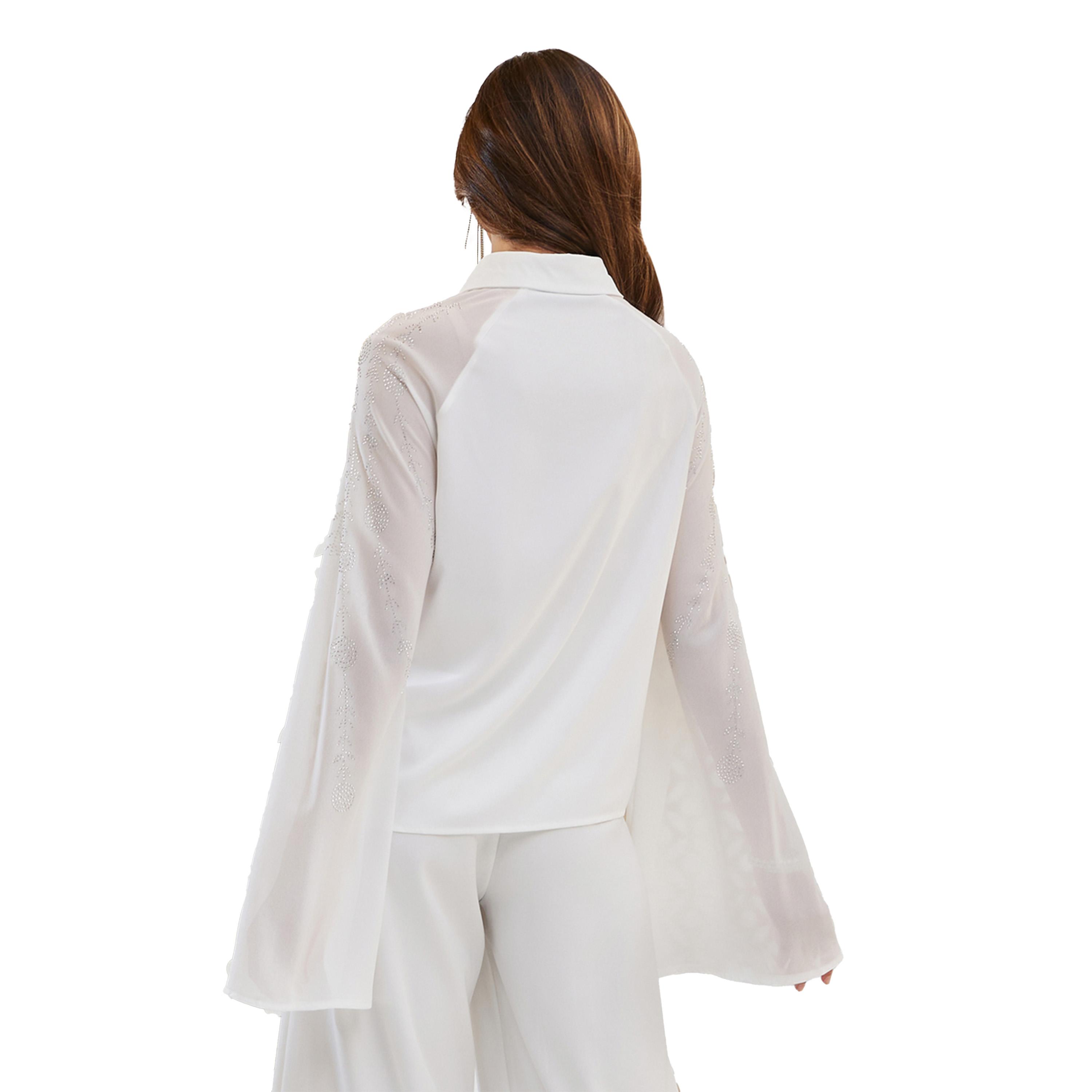 Styli Embellished Cape Sleeve Regular Fit Shirt-women-clothing-shirtsandblouses-shirts-image-6