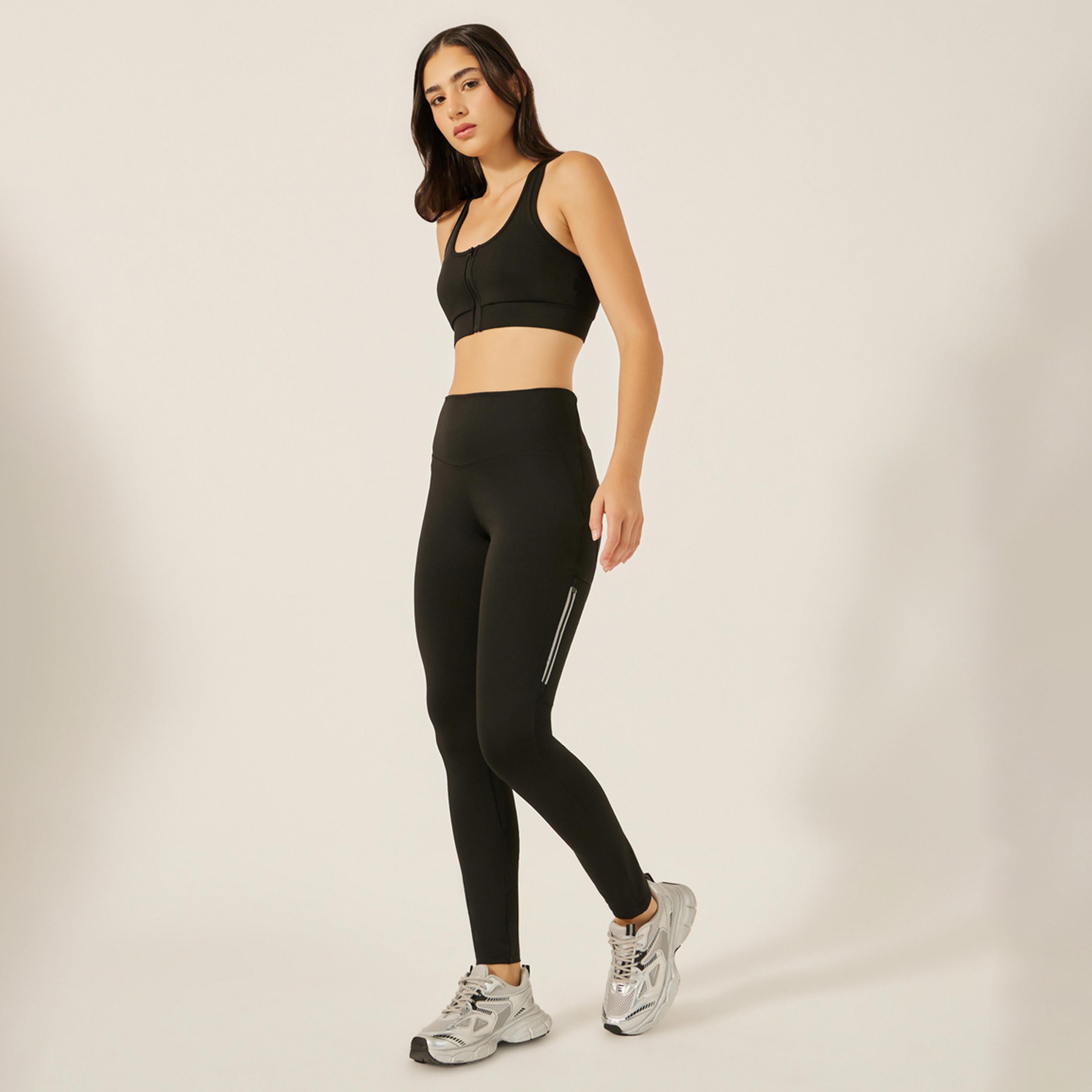 Styli High Rise Zipped Pockets Leggings-women-clothing-sportswearandactivewear-bottoms-joggersandtrackpants-image-2