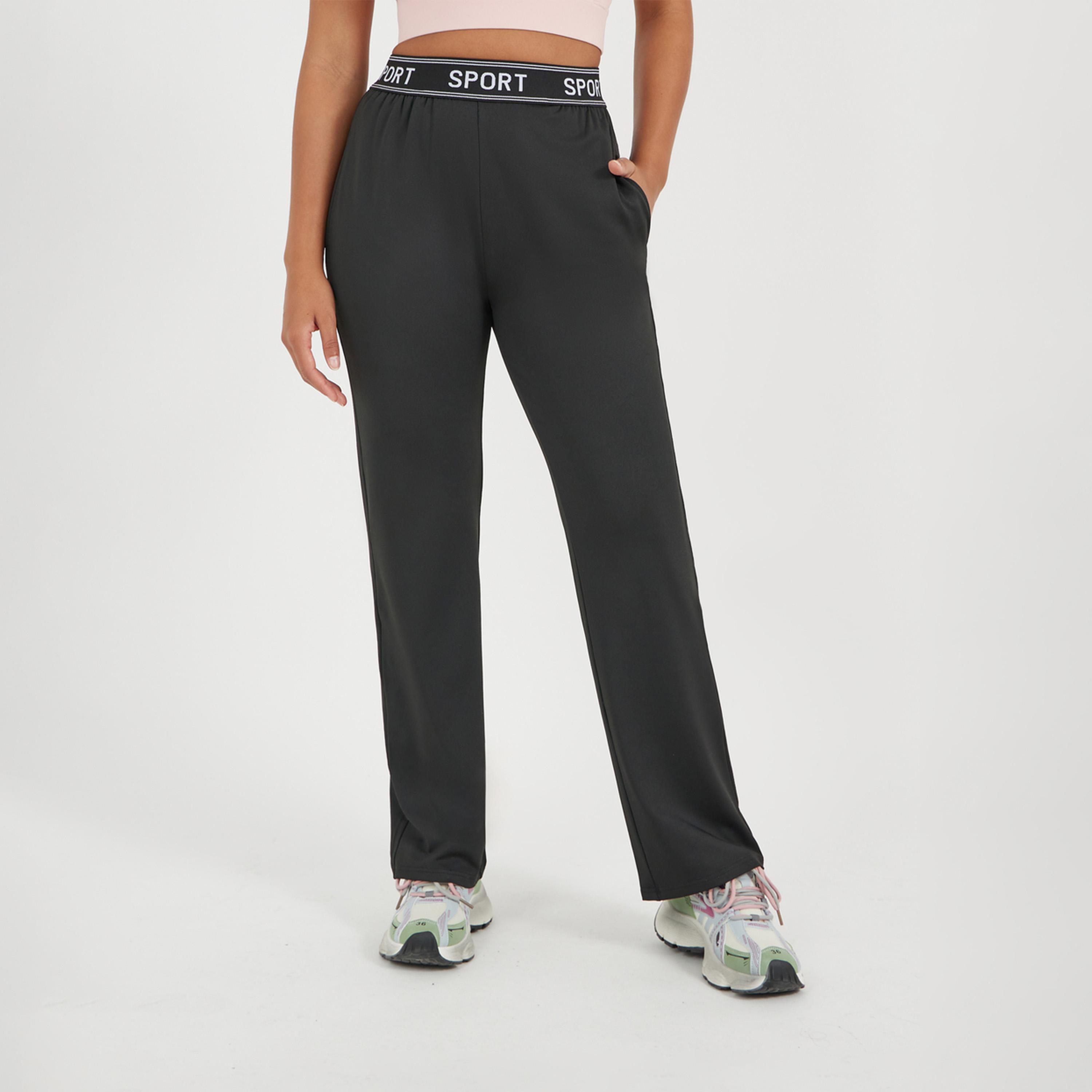 Styli Tape Detail Waistband Straight Pants-women-clothing-sportswearandactivewear-bottoms-image-2