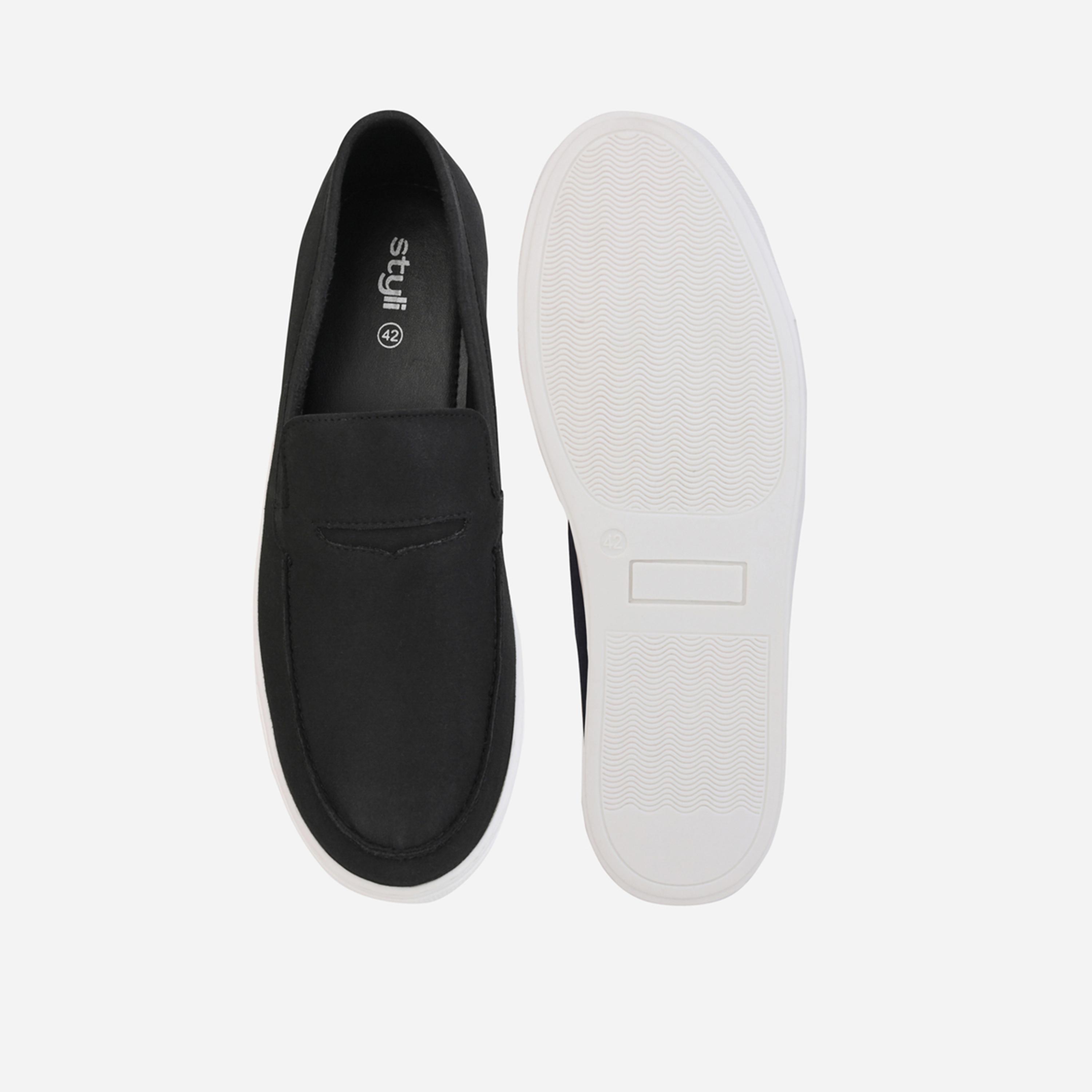 Styli Platform Sole Slip On Shoes-men-shoes-loafersandmoccasins-image-5