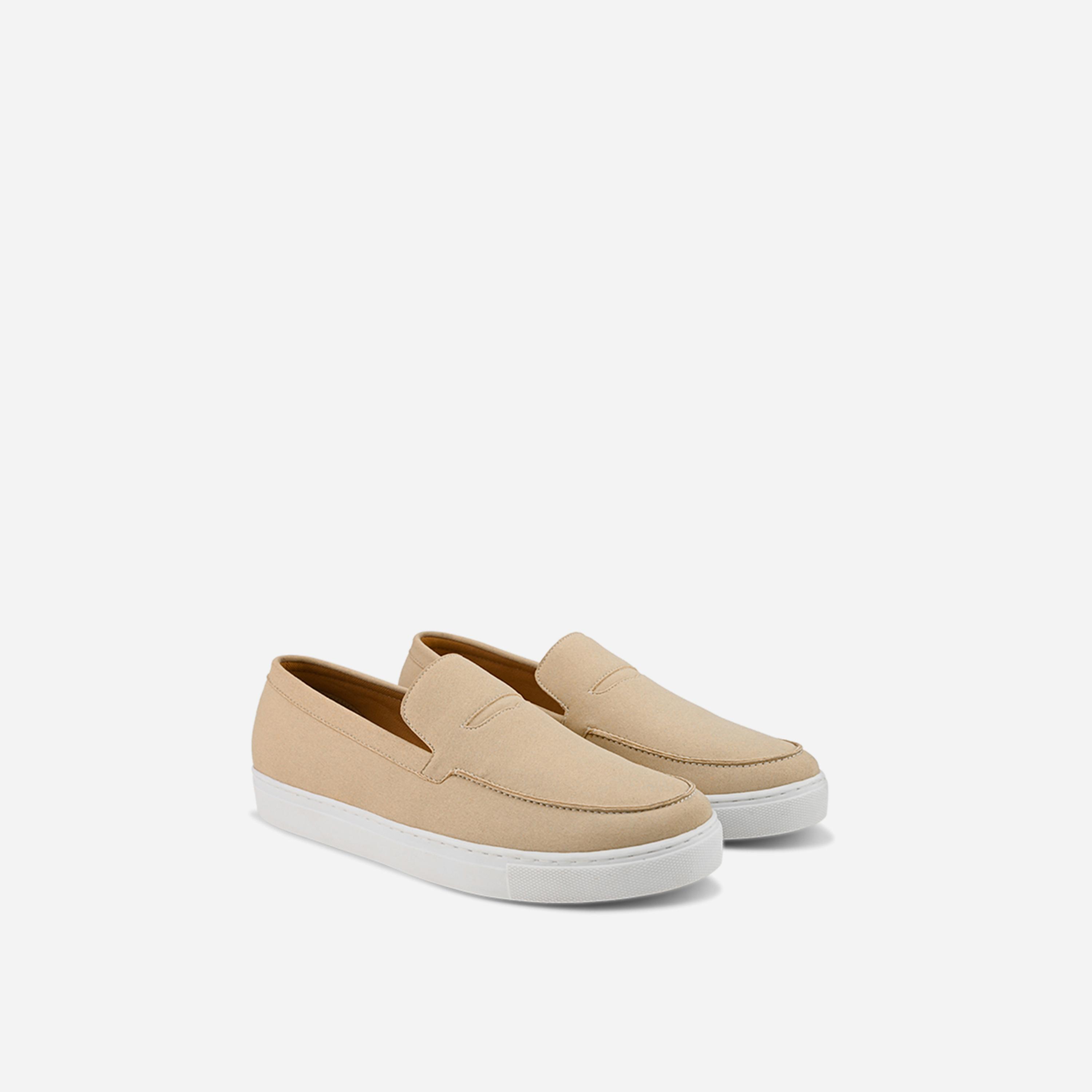 ستايلي - حذاء لوفر كاجوال رجالي بيج-men-shoes-loafersandmoccasins-image-1