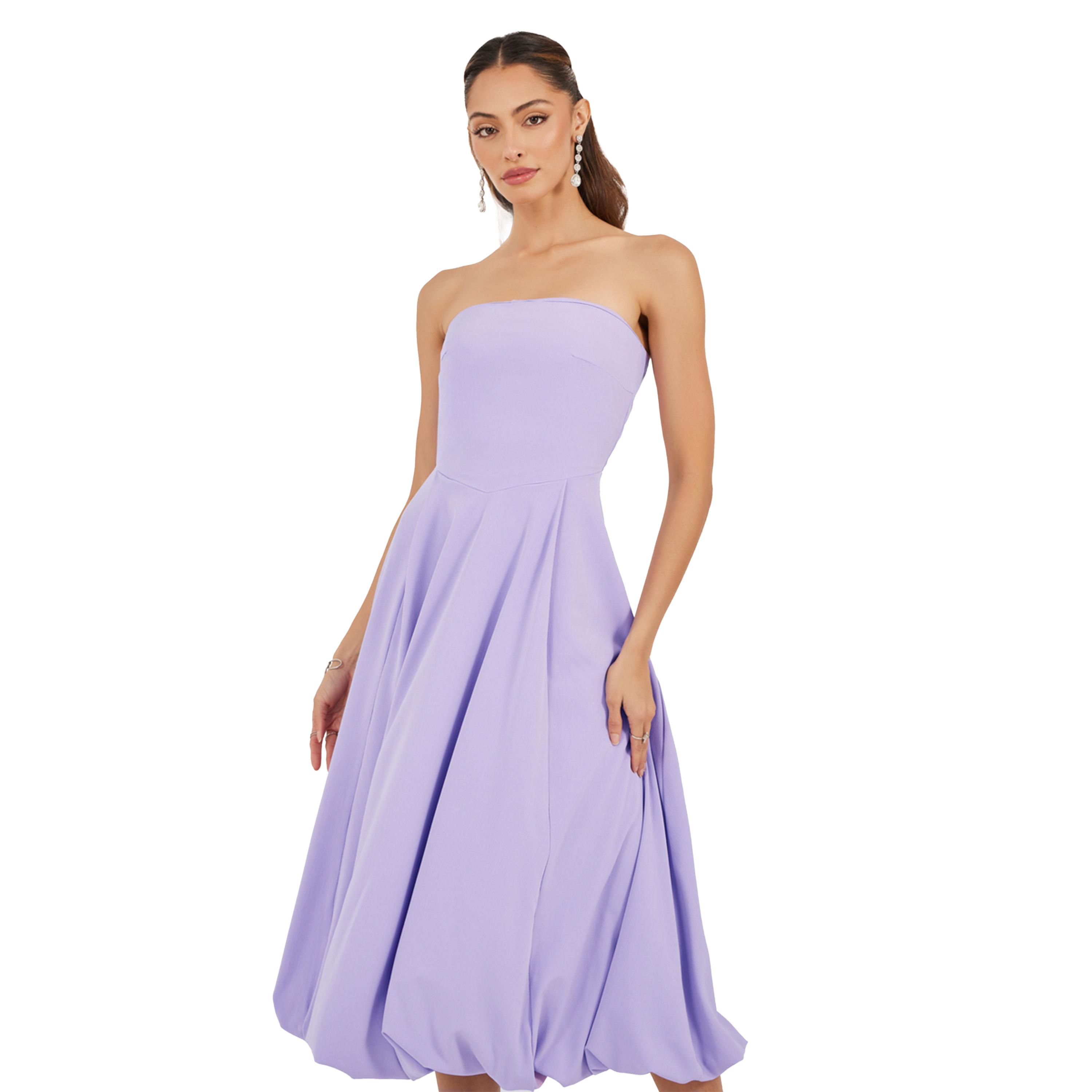 Styli Plain Strapless A-Line Midi Dress-women-clothing-dresses-image-3