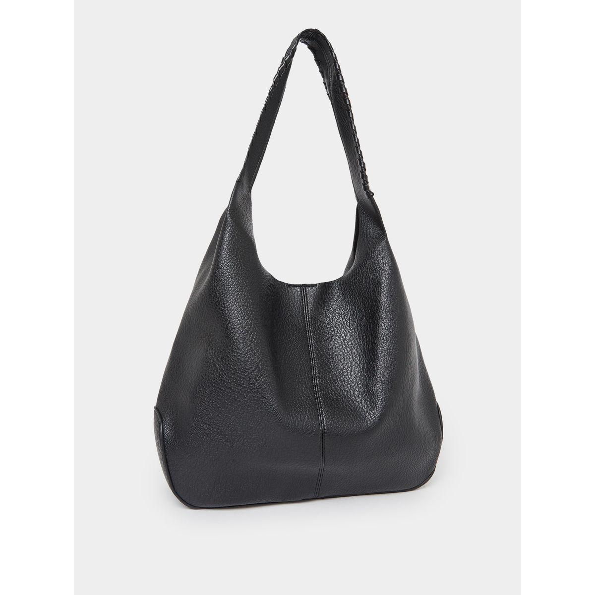 Styli Solid Tote Bag with Magnetic Closure-women-bagsandwallets-handbags-image-1