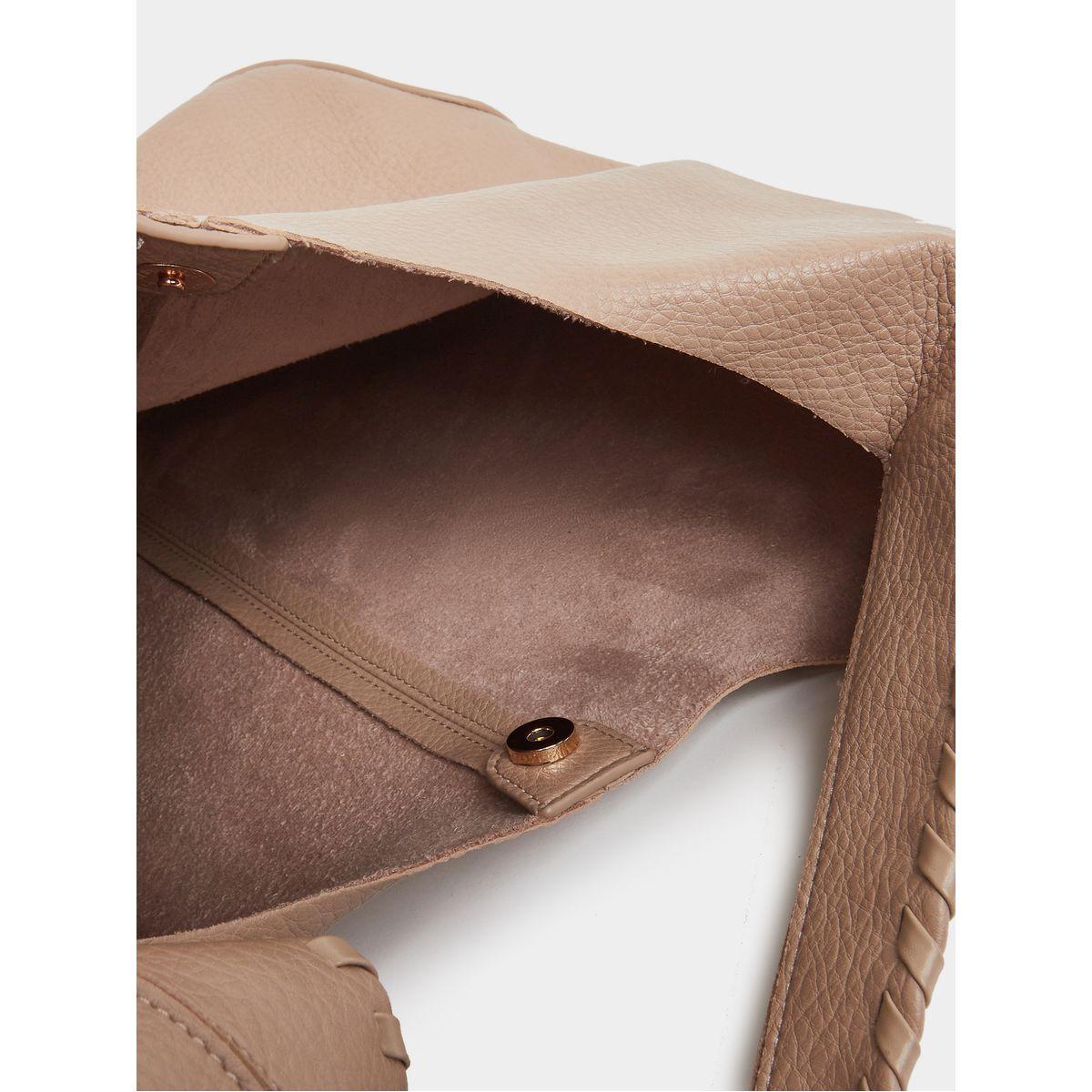 Styli Solid Tote Bag with Zip Closure-women-bagsandwallets-handbags-image-4