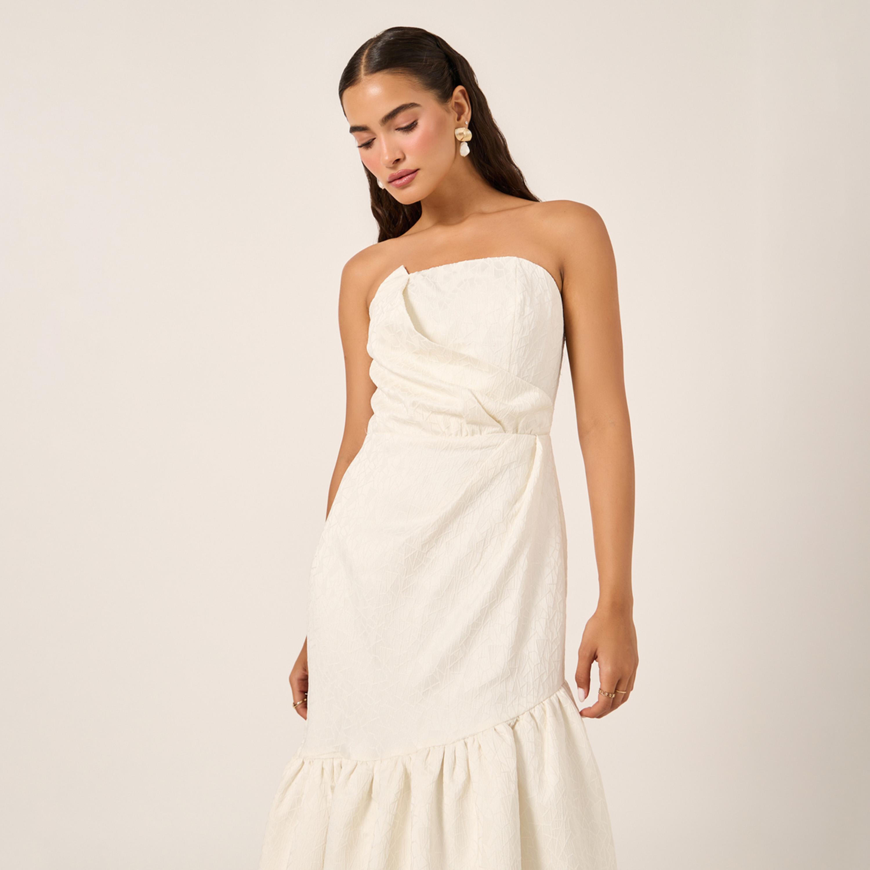 ستايلي - فستان ميدي بفتحة رقبة وقصّة A بدون أكمام-women-clothing-dresses-image-3