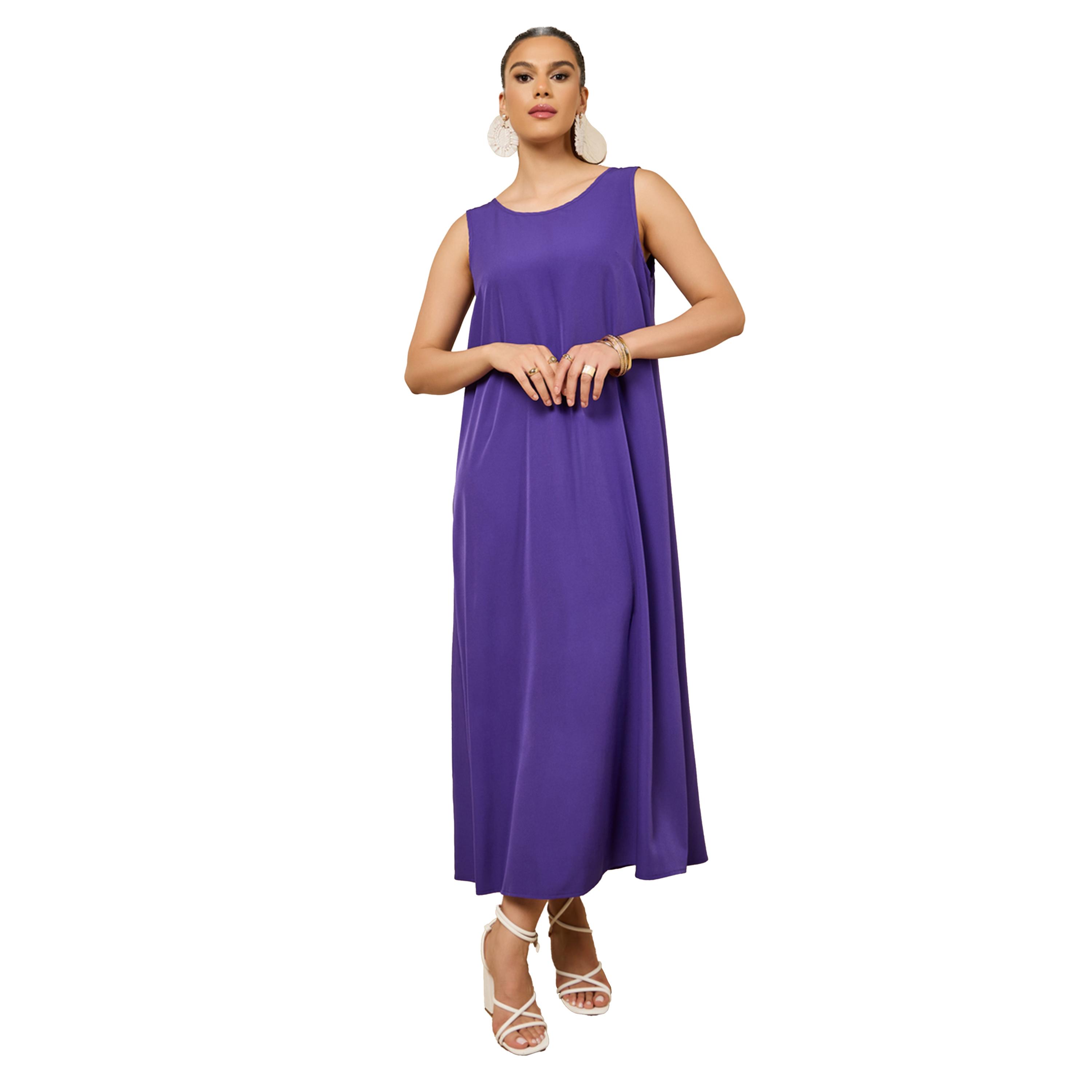 ستايلي - طقم عباية مفتوحة من الأمام بطبعة أومبري مع فستان داخلي-women-arabicclothing-sets-image-5