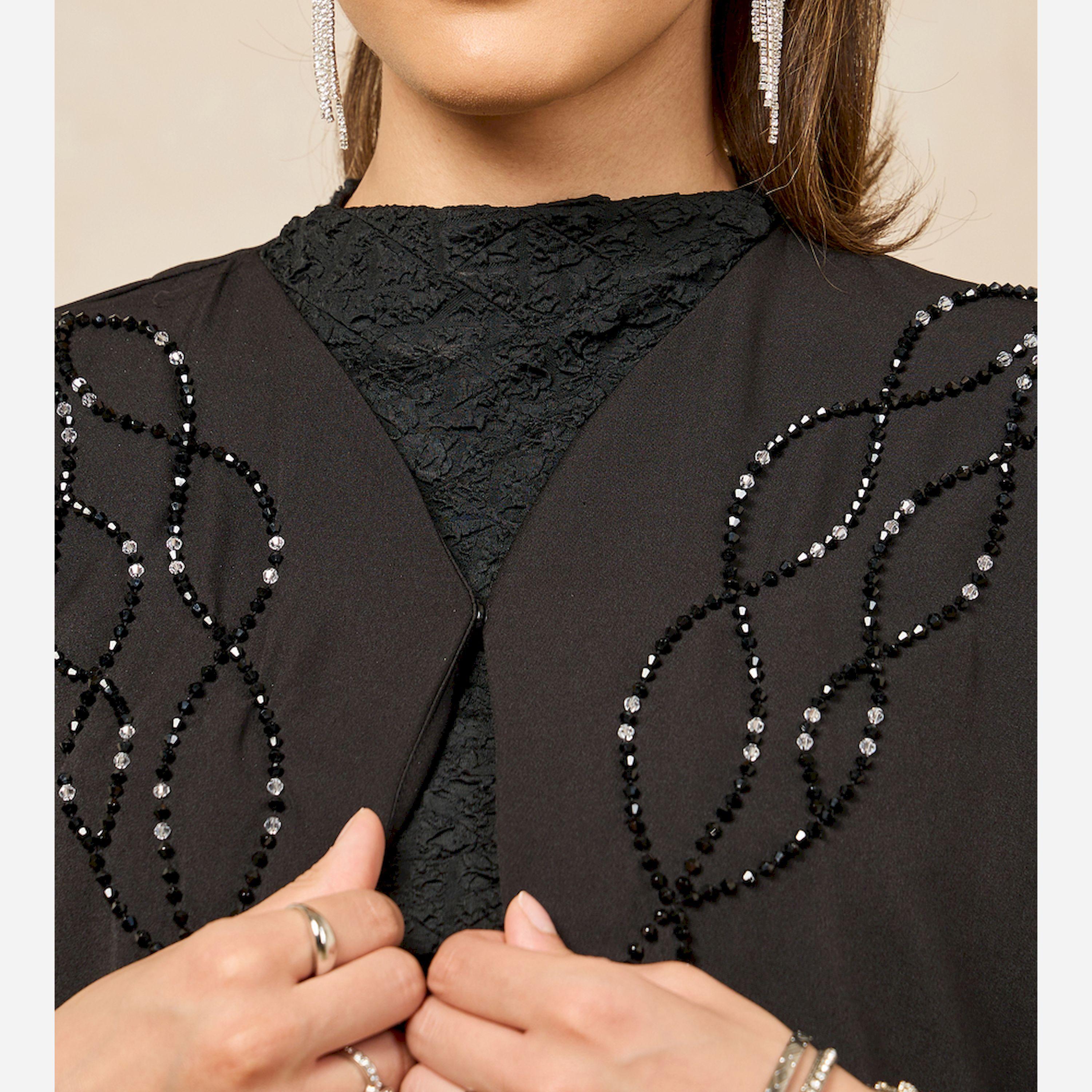 أميرة x ستايلي عباية بتفاصيل مُنمقة مع حجاب-women-clothingaccessories-scarves-image-6