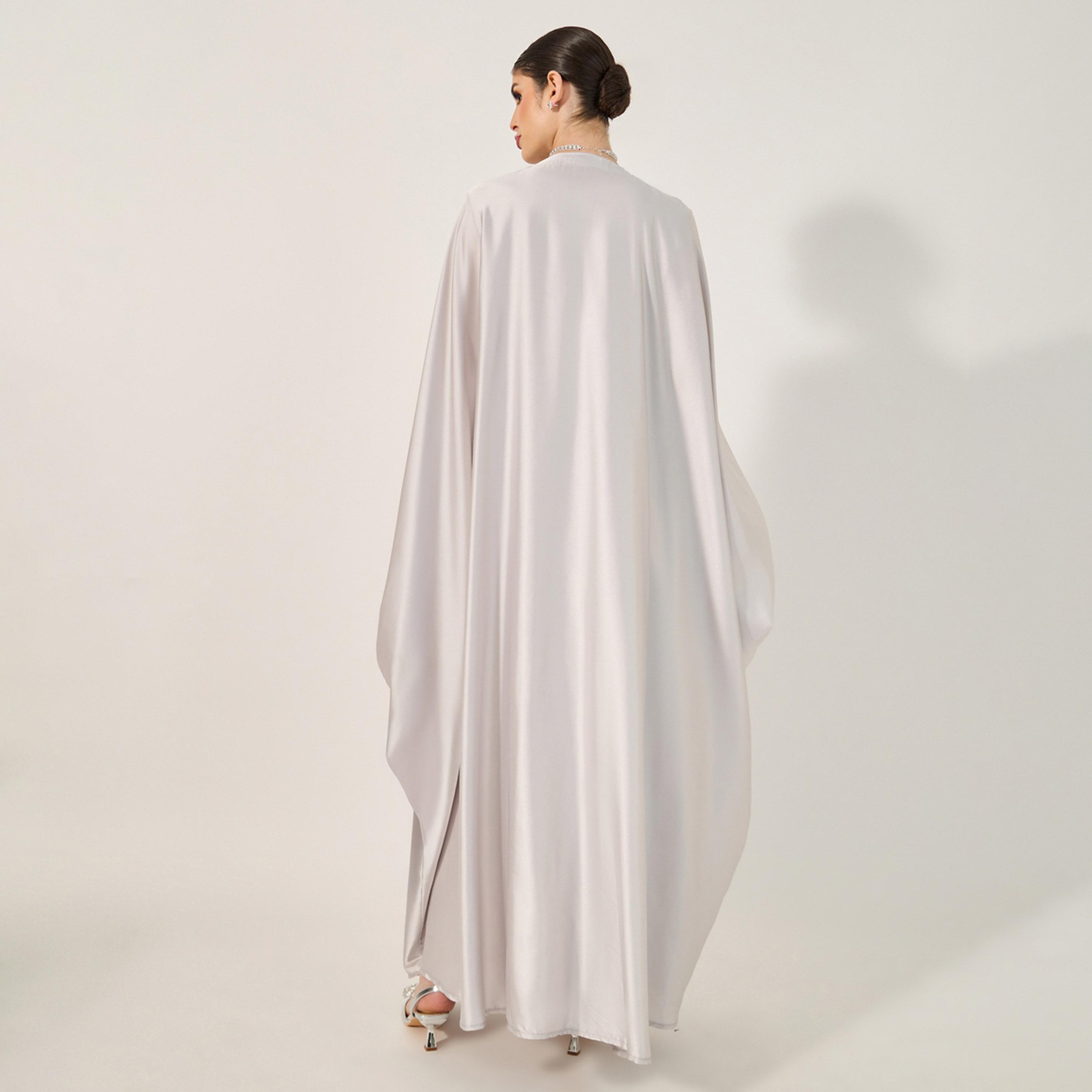 ستايلي - عباية مزخرفة بأكمام خفاش مع فستان داخلي وحجاب-women-clothingaccessories-scarves-image-7