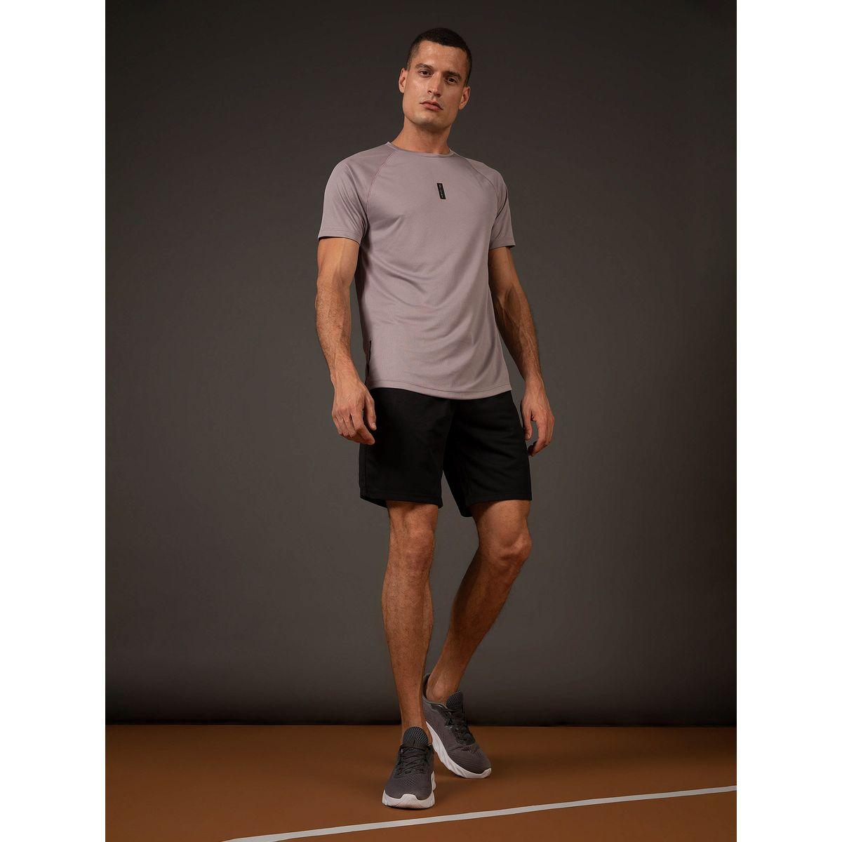 DeFacto Solid Slim Fit Shorts with Zip Pocket-men-clothing-sportswearandactivewear-bottoms-image-3