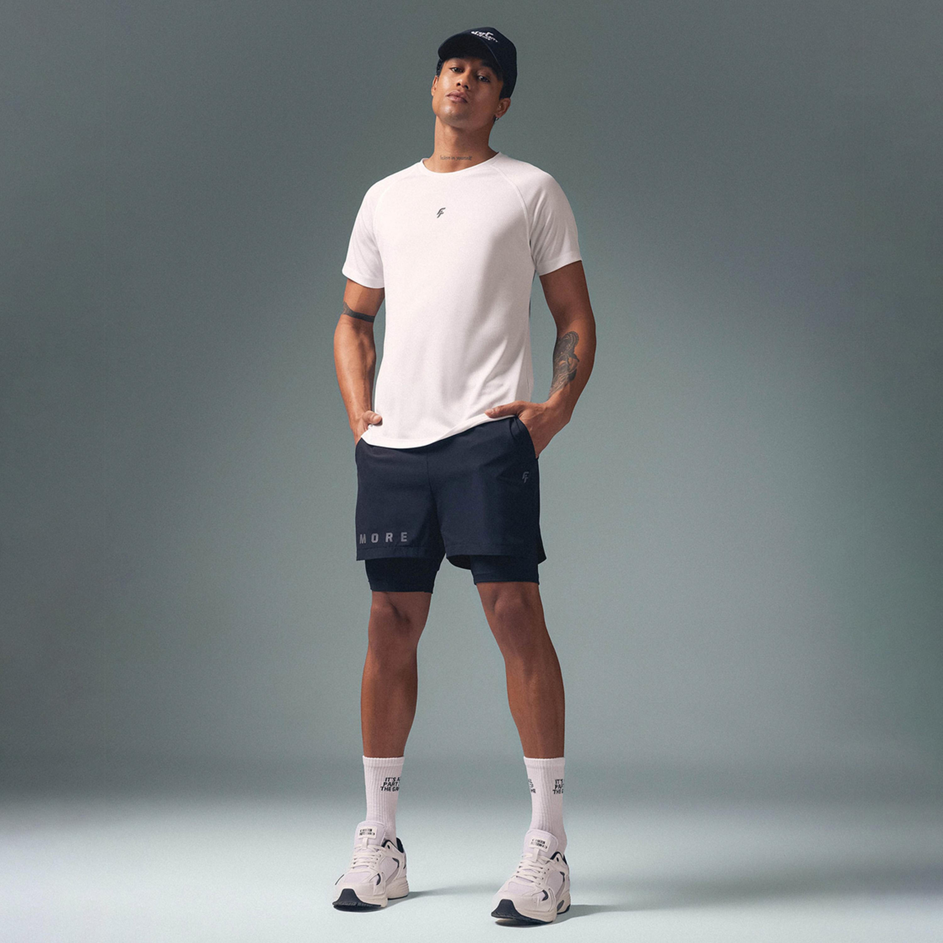 Defacto X Styli Slim Fit Athlete Woven Shorts-men-clothing-sportswearandactivewear-bottoms-image-2