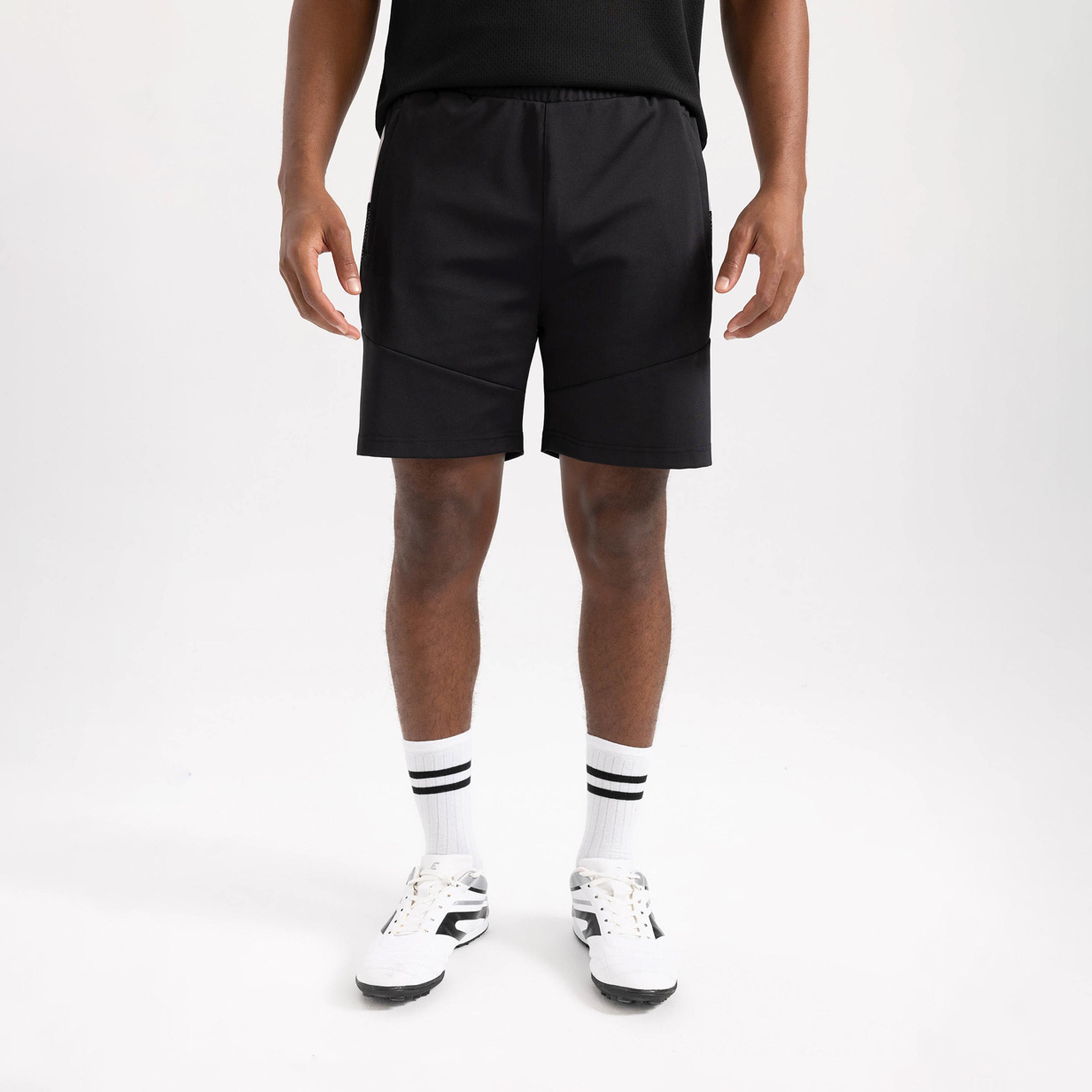 Defacto X Styli Contrast Panel Shorts With Elastic Waistband-men-clothing-sportswearandactivewear-bottoms-image-3