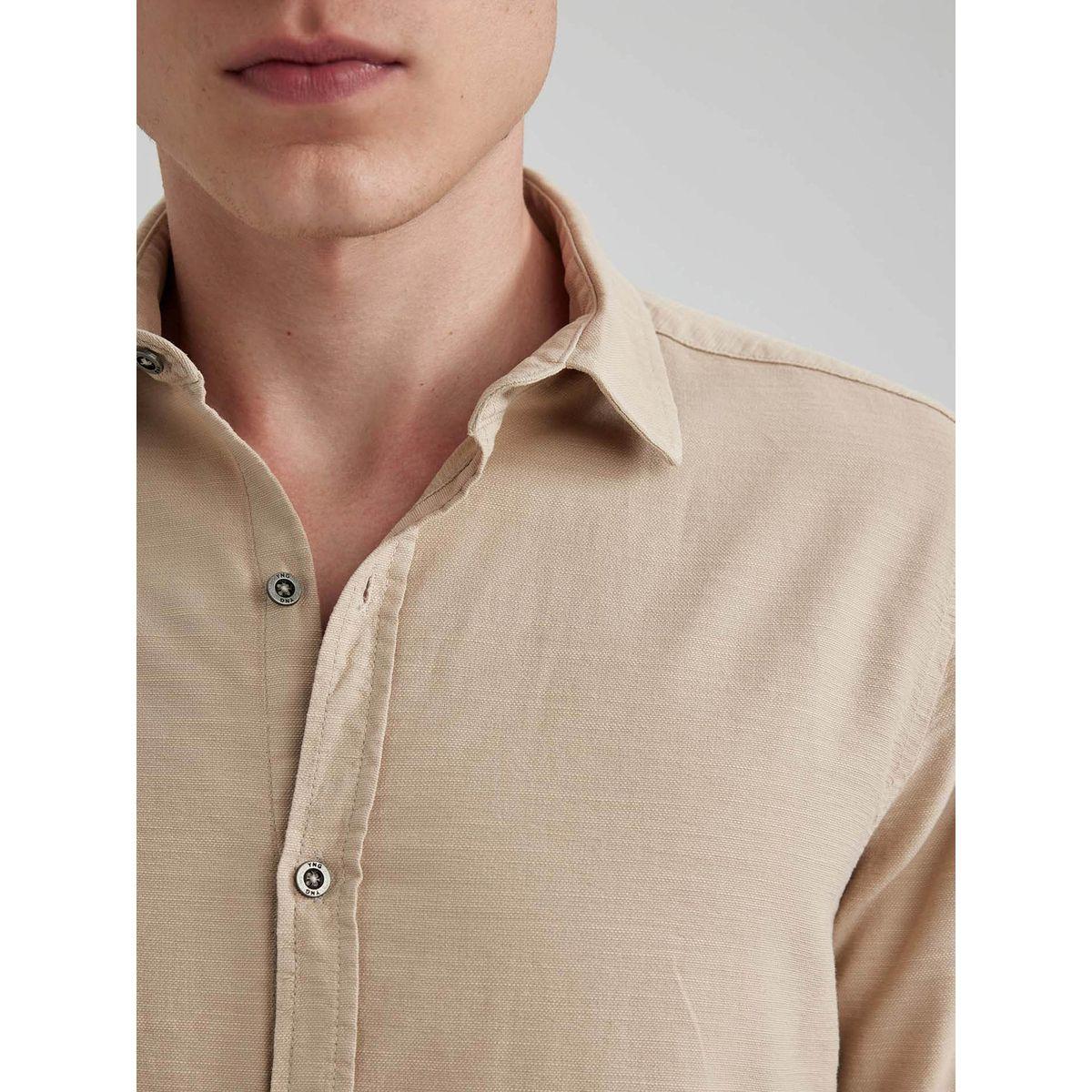 DeFacto X Styli  Slim Fit Cotton Long Sleeves Shirt-men-clothing-shirts-image-3