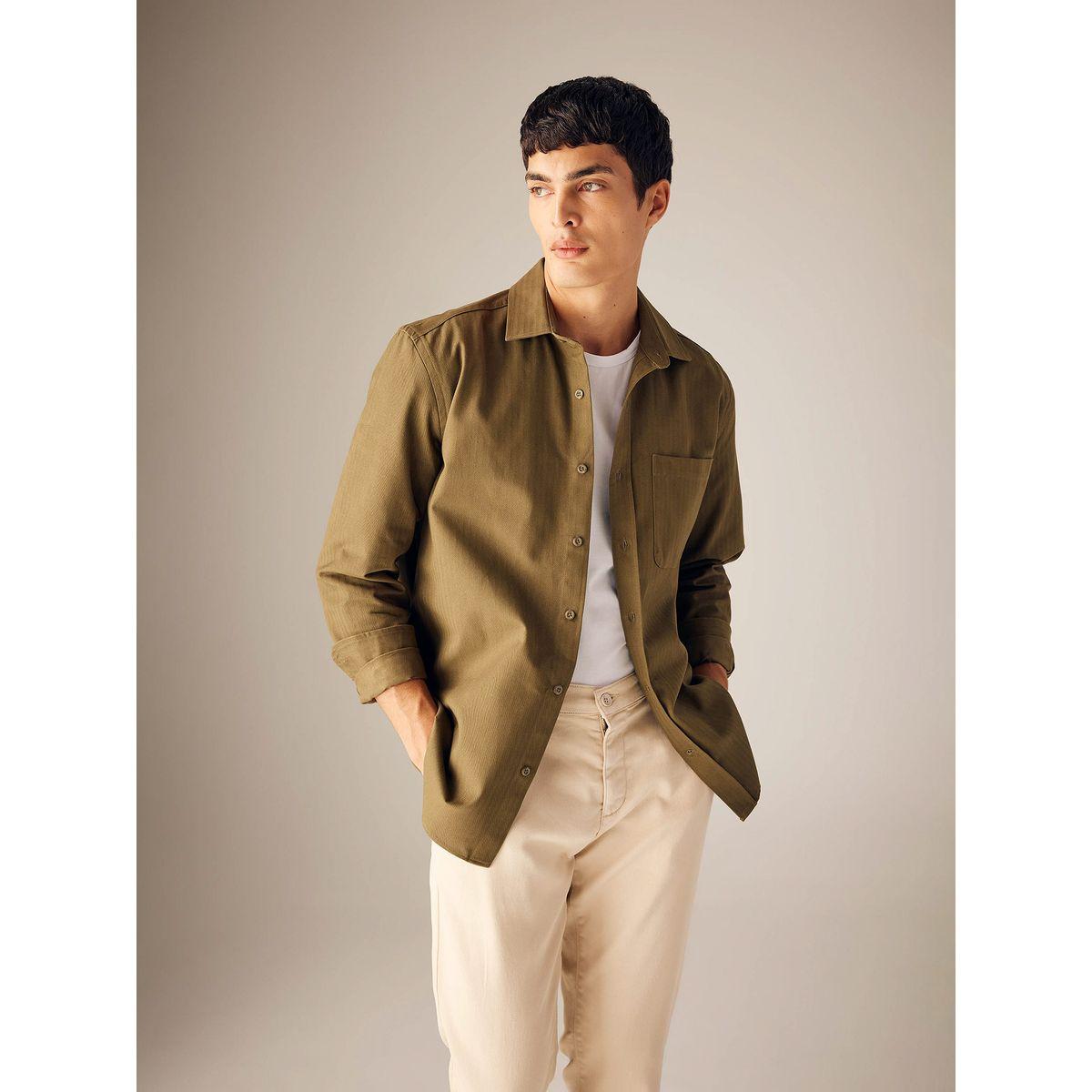 DeFacto Regular Fit Long Sleeves Casual Shirt-men-clothing-shirts-image-1