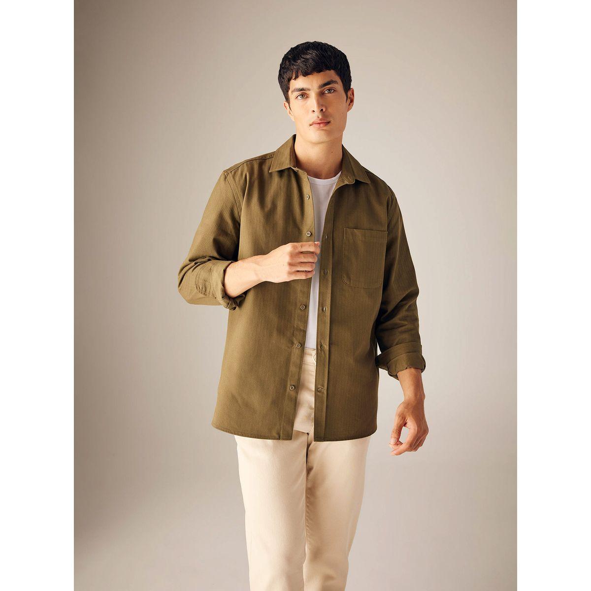 DeFacto Regular Fit Long Sleeves Casual Shirt-men-clothing-shirts-image-2
