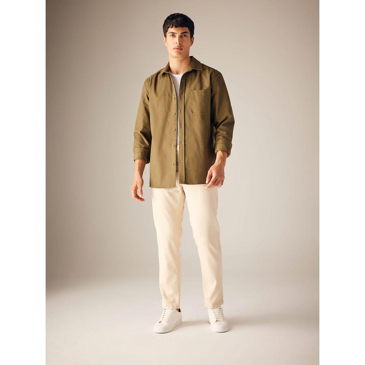 DeFacto Regular Fit Long Sleeves Casual Shirt-men-clothing-shirts-image-3